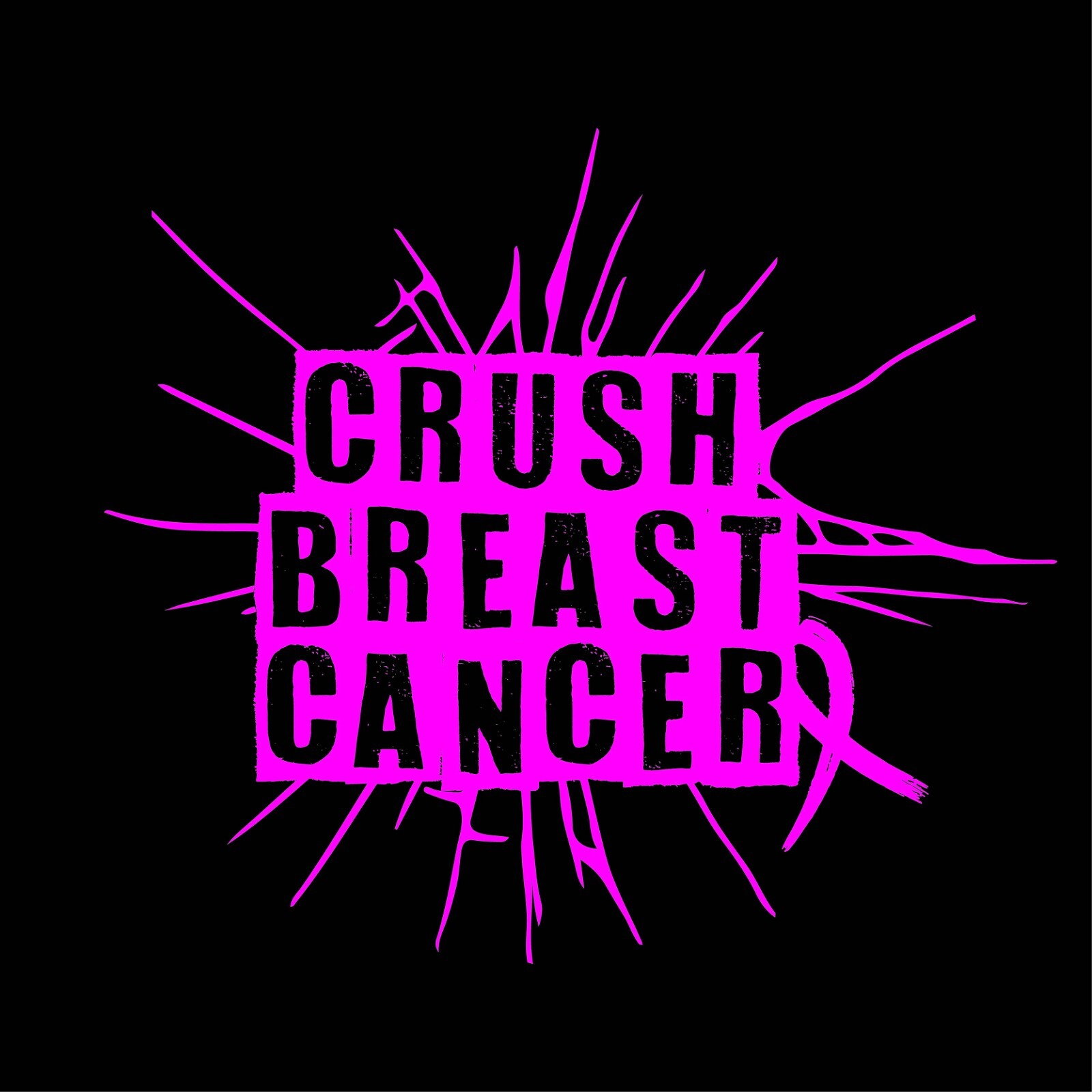 Crush Breast Sarcastic Novelty Graphics Funny Womens T-Shirt