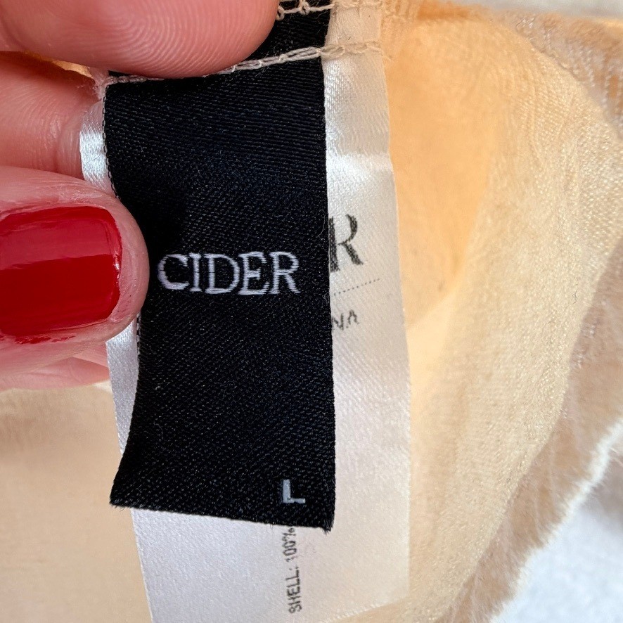 Cider Embroidered Collar Blouse Large Cottagecore