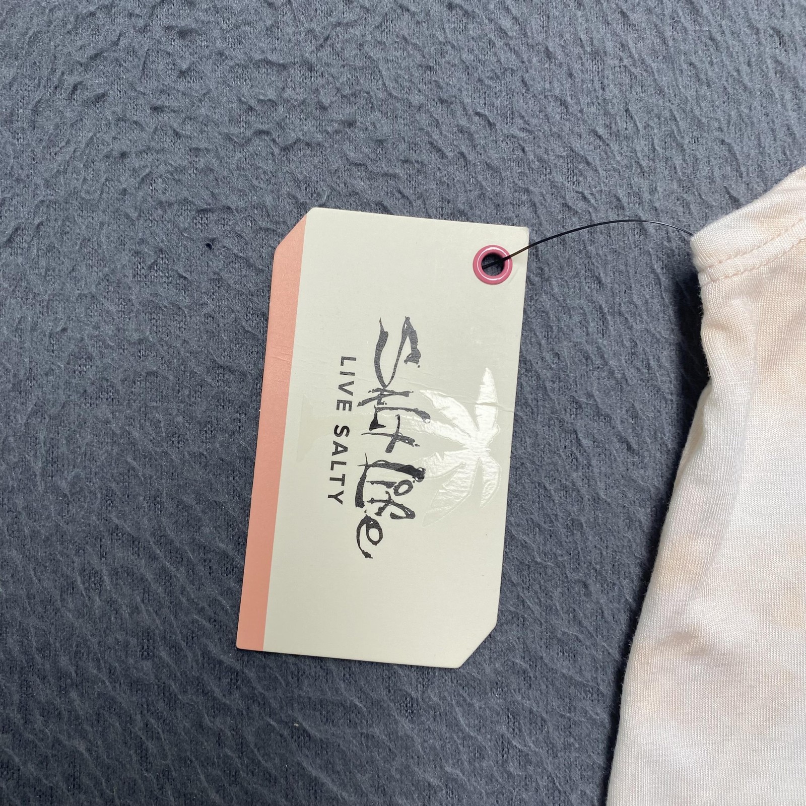 Salt Life Tank Top Womens Small Orange Halter Live Salty Sun Graphic Beach