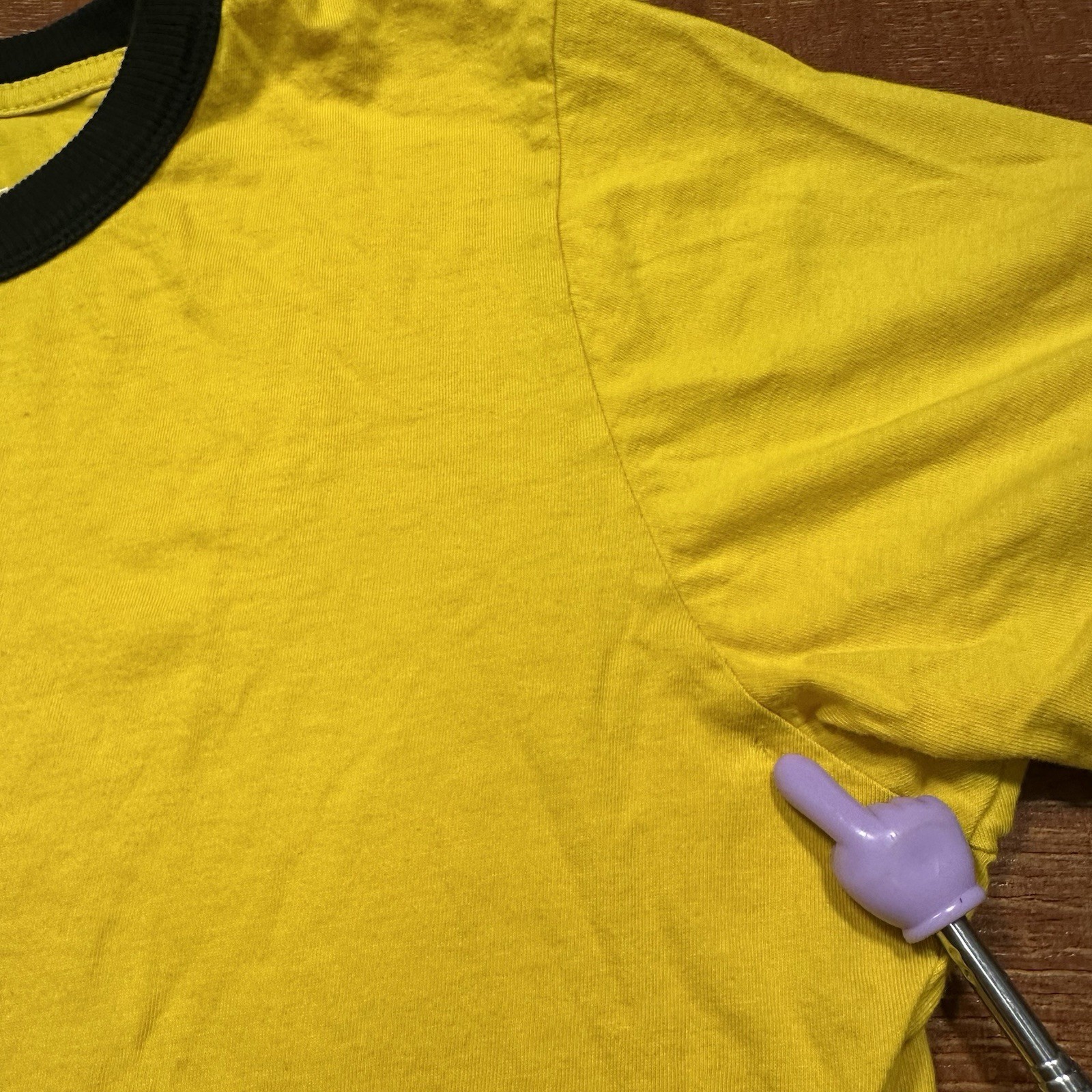 Big Bud Press Oversized T Shirt Women S Yellow Ringer Classic Retro City Sports