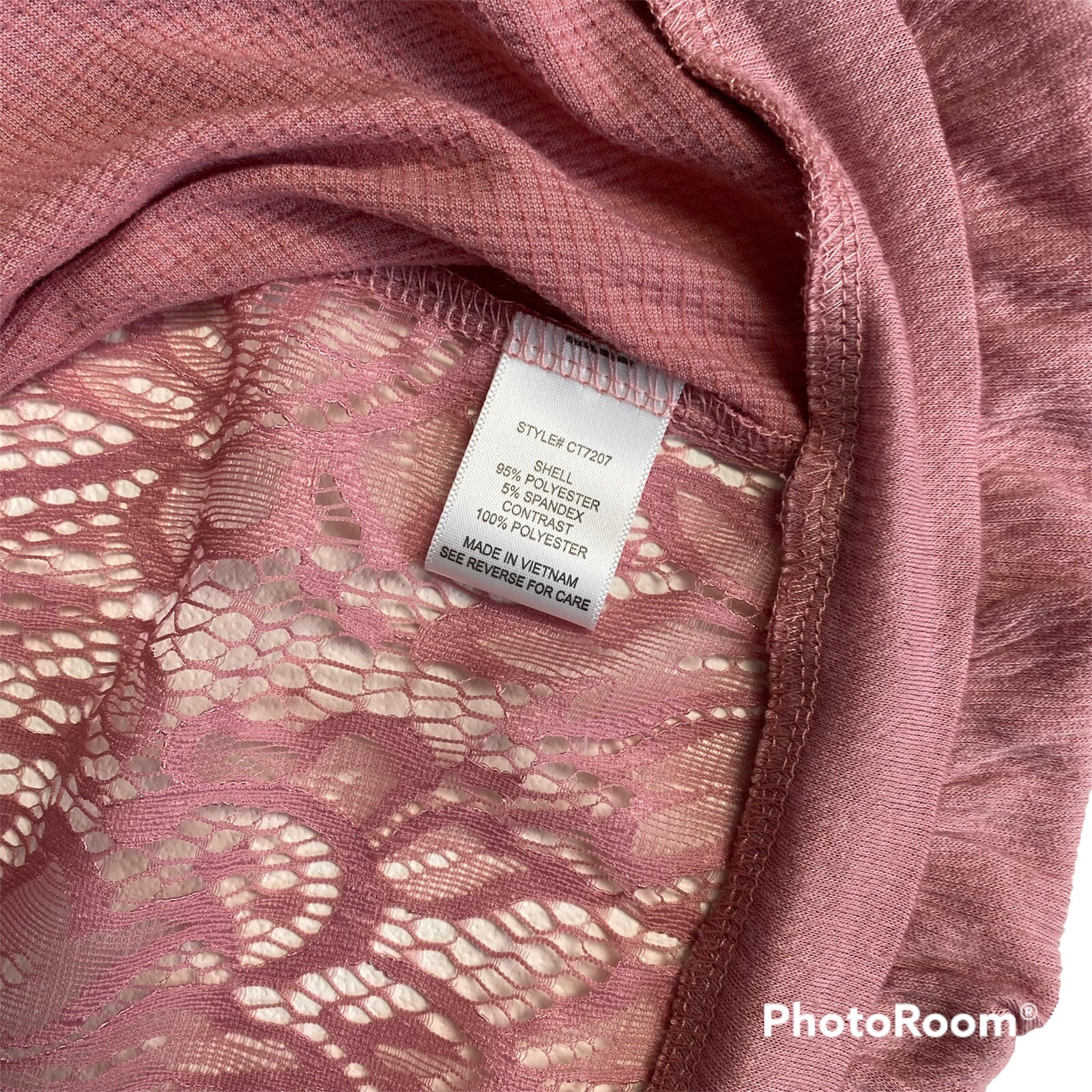 Nwt Always Indigo Pink Lace Back Knit Cardigan Top Ruffle womens M Medium New