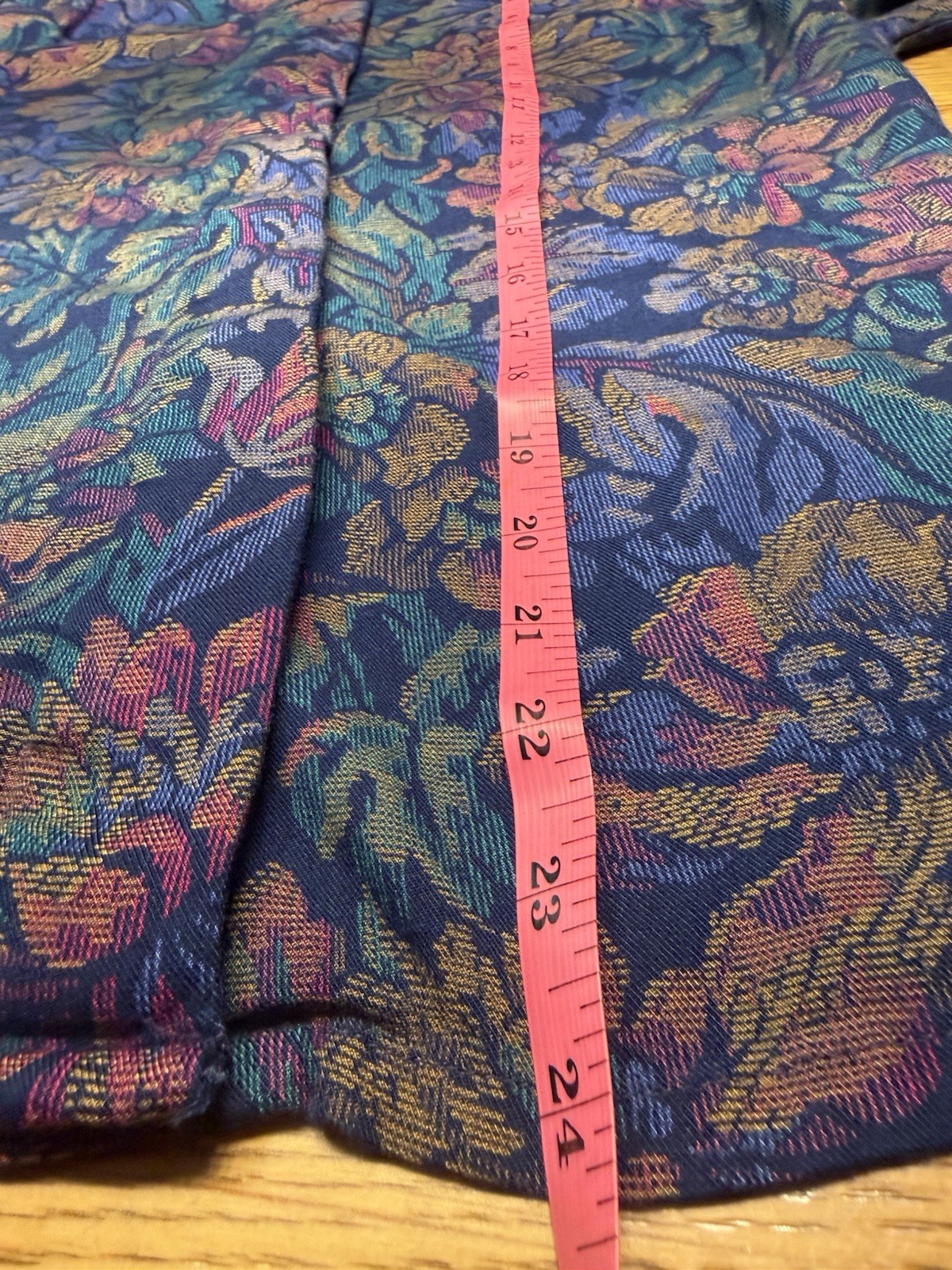 Vintage Pendleton Sophisticates Blouse Womens 12 Petite Rayon Floral Mock Neck