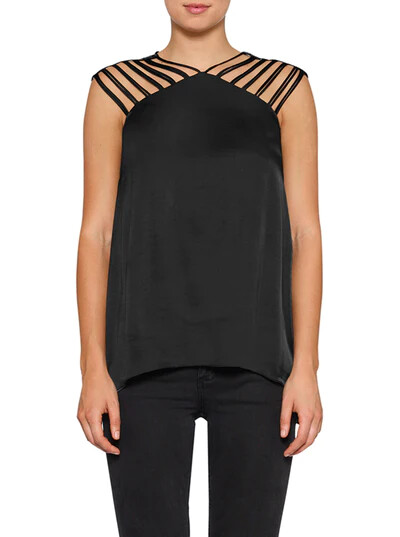 LUXE DELUXE – First Look Strappy Top – Size 16 RRP $329