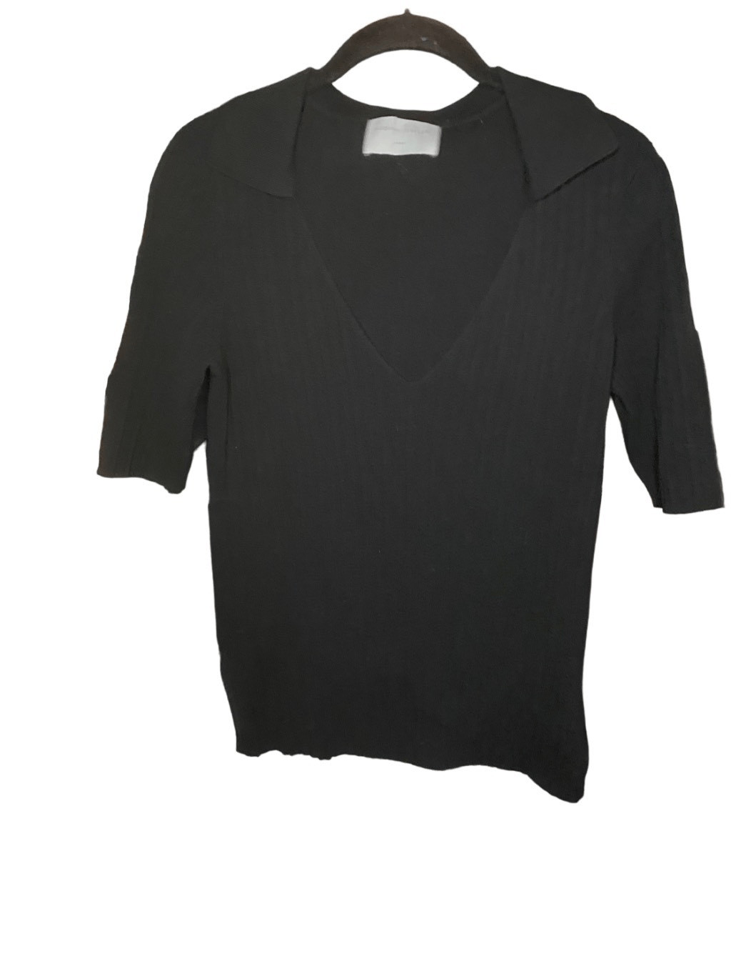 Modern citizen, women’s designer, ribbed, knit, collared sweater, size large