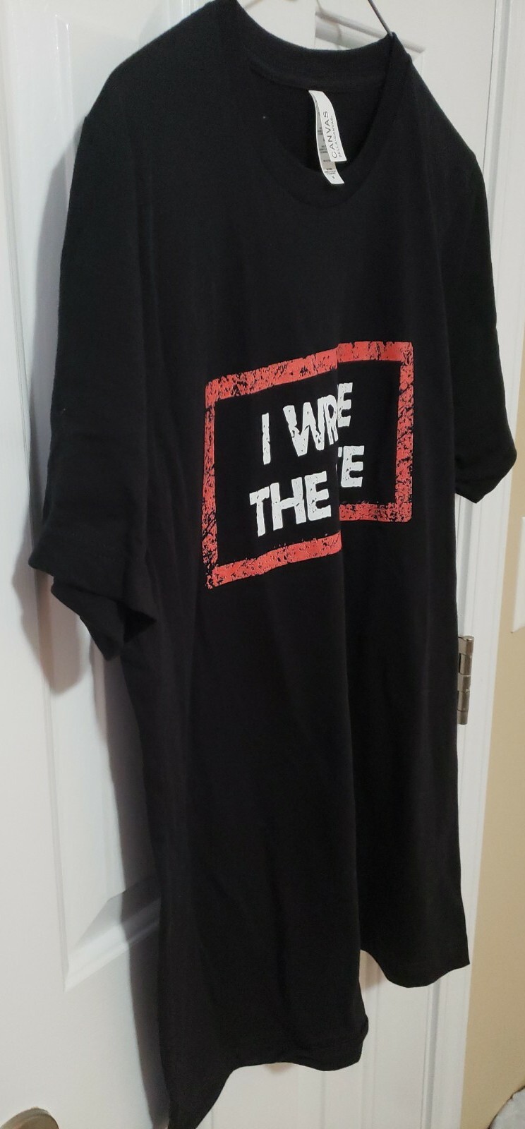 Women’s Bella Canvas I Wrote the Note Graphic Short Sleeve Black T-Shirt Size M