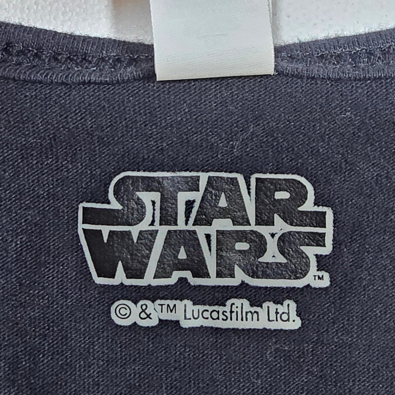 Star Wars Tank Top Womens S Black Ahsoka Tano Graphic Racerback Jedi Sleeveless