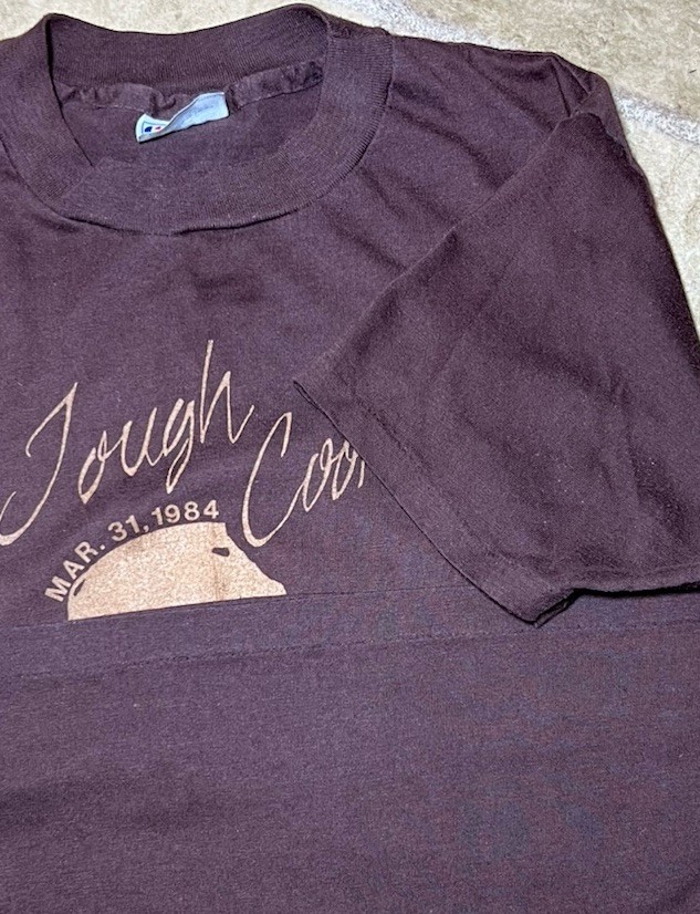 Vtg 80’s Girl Scout Tough Cookie 10K Fun Run Single Stitch T-Shirt Womens Large