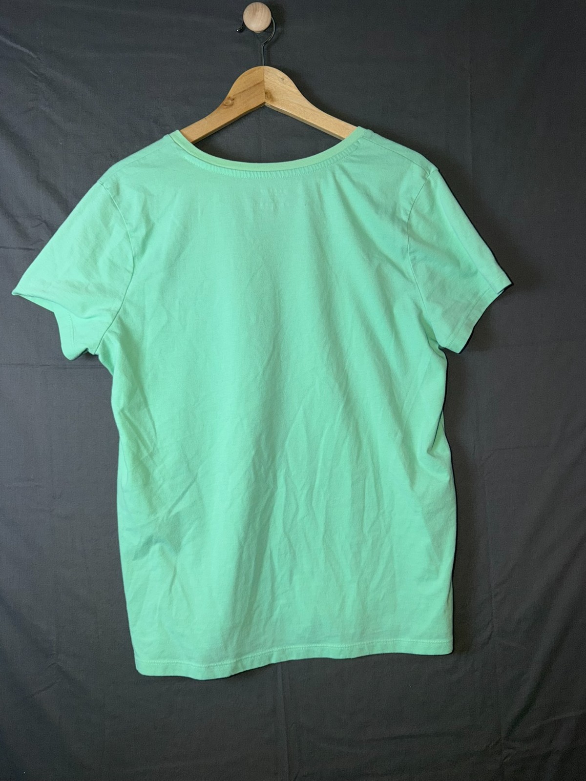 Sonoma Life + Style Floral V‑Neck Tee Light Green Size XL – Soft Cotton Blend