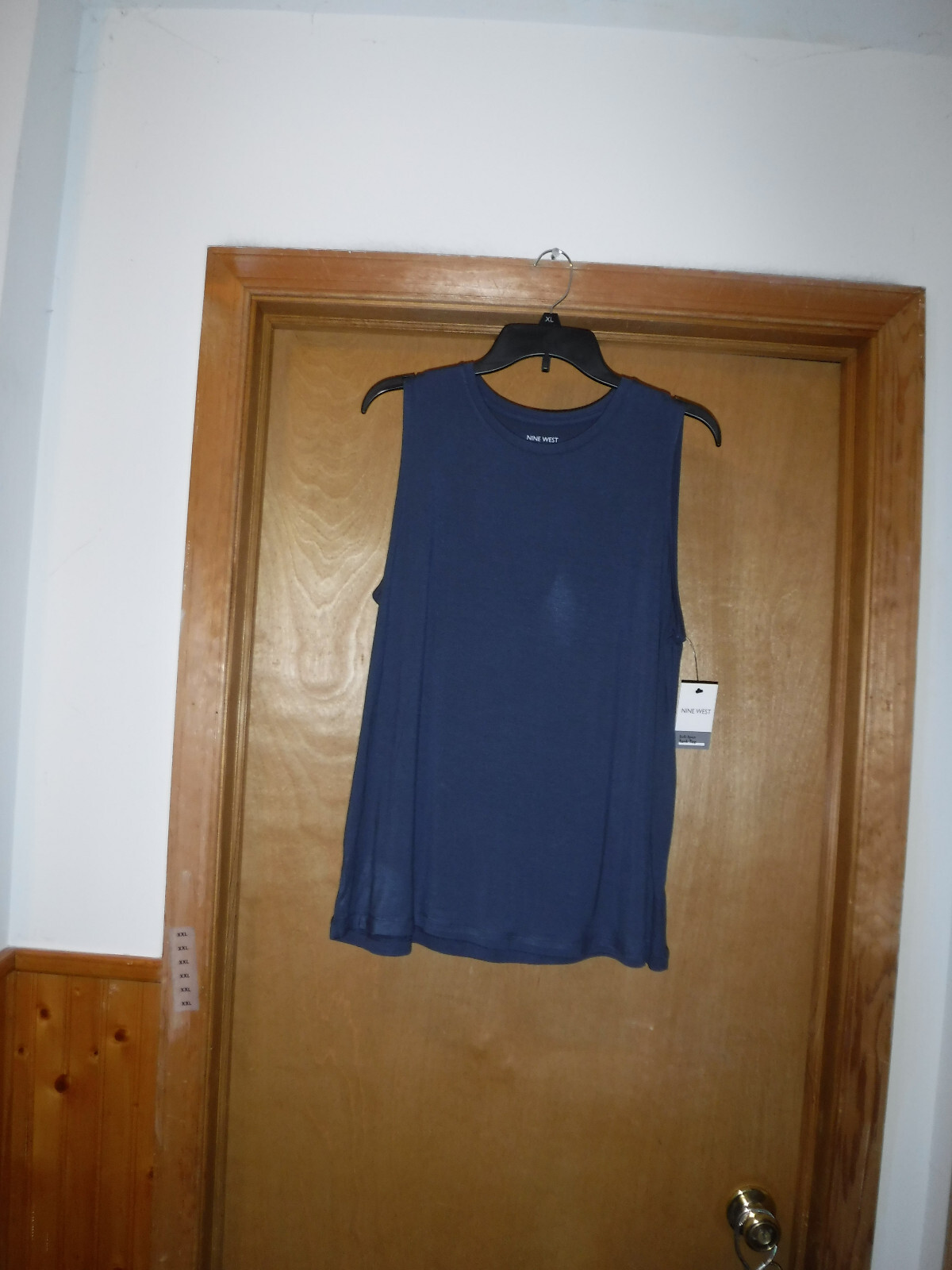 Sleeveless Tank Tops ,XXL,XL,L, Nine West,Multi Color & Solid, 95% rayon % spand