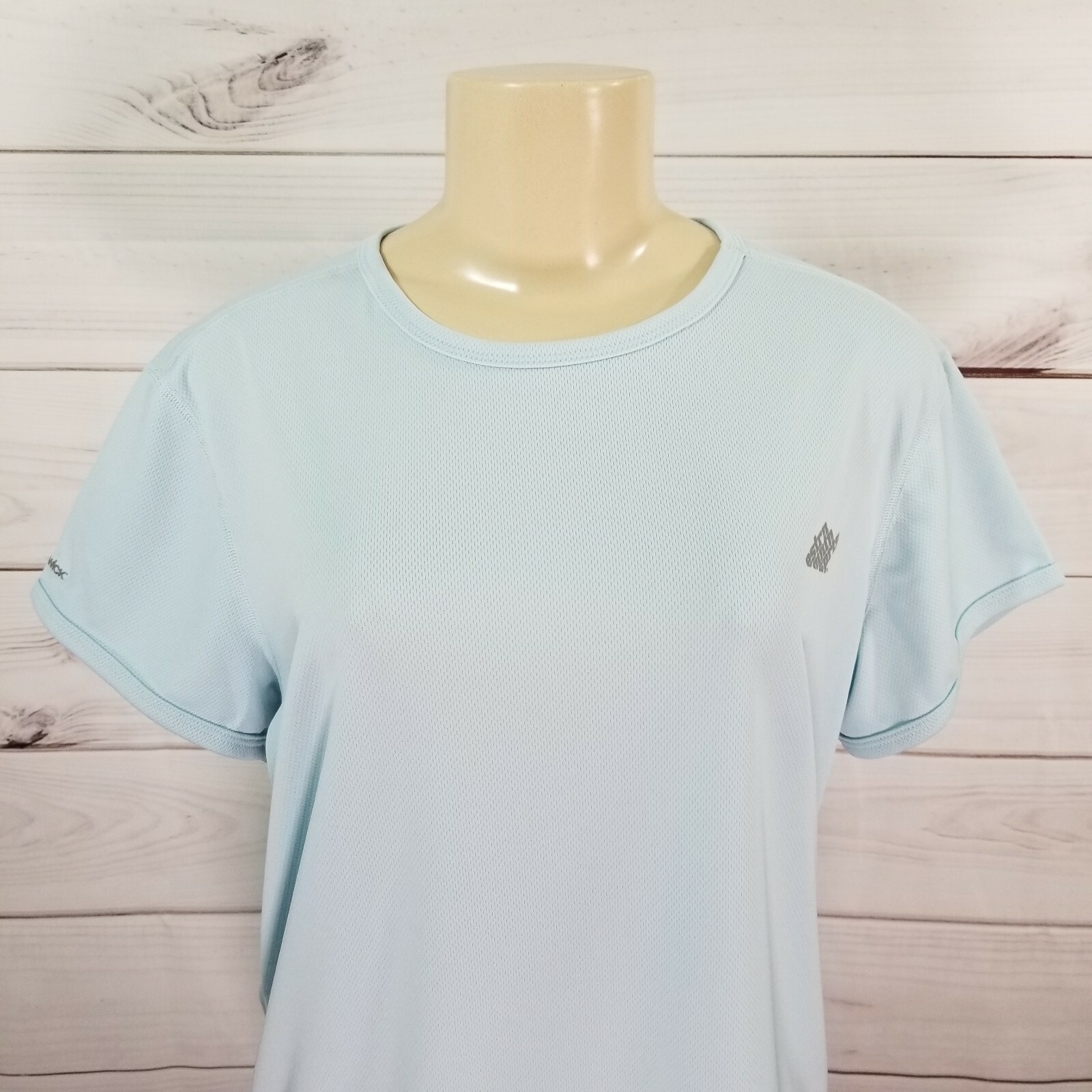 Eastern Mountain Sports Techwick Hiking Shirt Womens Size XL Green.