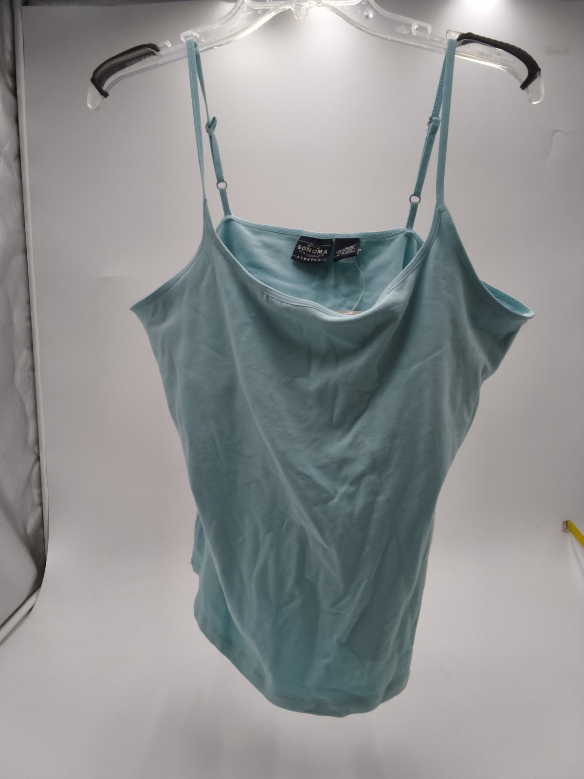 Woman’s Stretch Camisole W/ Adjustable Straps & Built-In Bra NWT