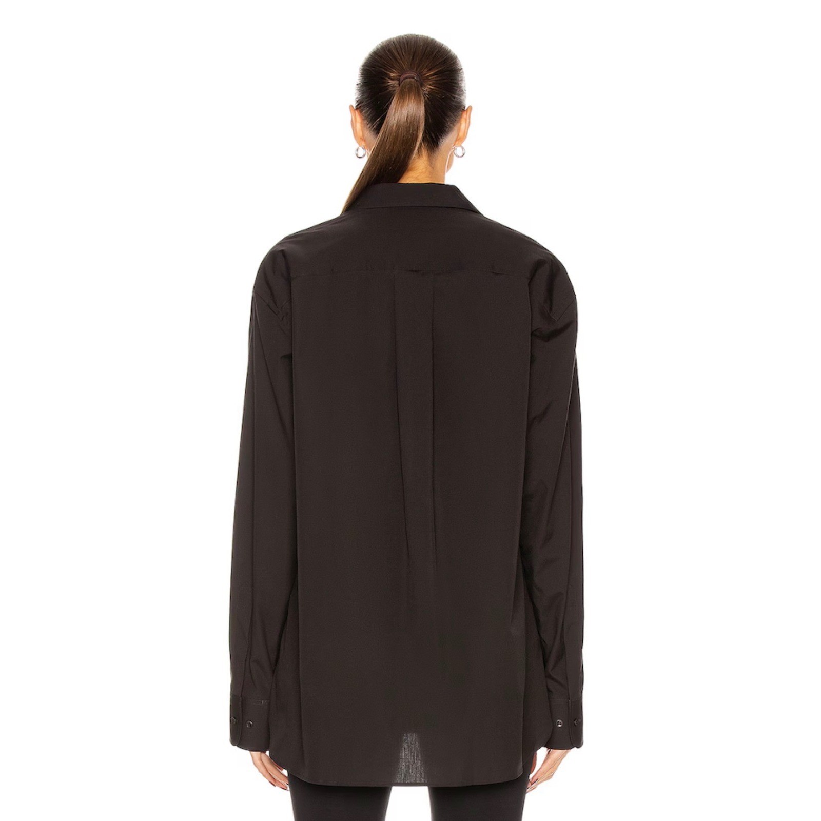 WARDROBE.NYC Oversize Shirt in Black Size XS New No Tags READ