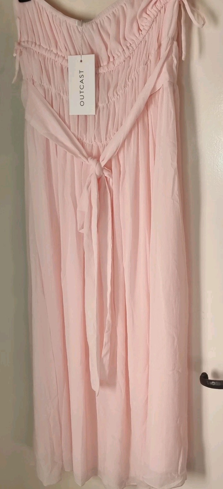 OUTCAST LUBELA CORSET TOP & MAXI SKIRT BLUSH SIZE XS NEW WITH TAGS ON