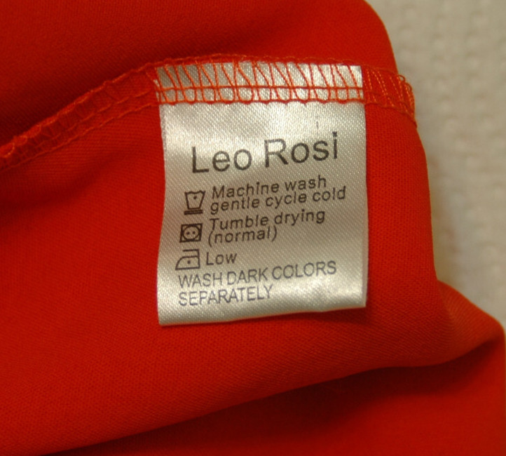 Leo Rosi Tank Top Womens S Spaghetti Straps Ruffle Elastic Waist Band Shirt NWT