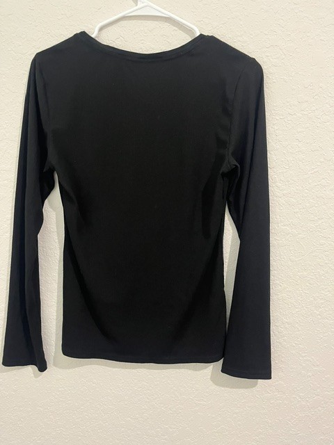 Calvin Klein PJ Sz M top Logo Poly Blend Sleepwear Top Comfy Stretch