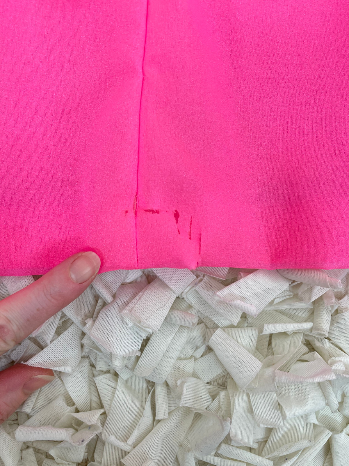 Vtg 60s 70s PSYCHEDELIC PINK BLOUSE Neon Bright Colorful Hippie Hostess Shirt XS
