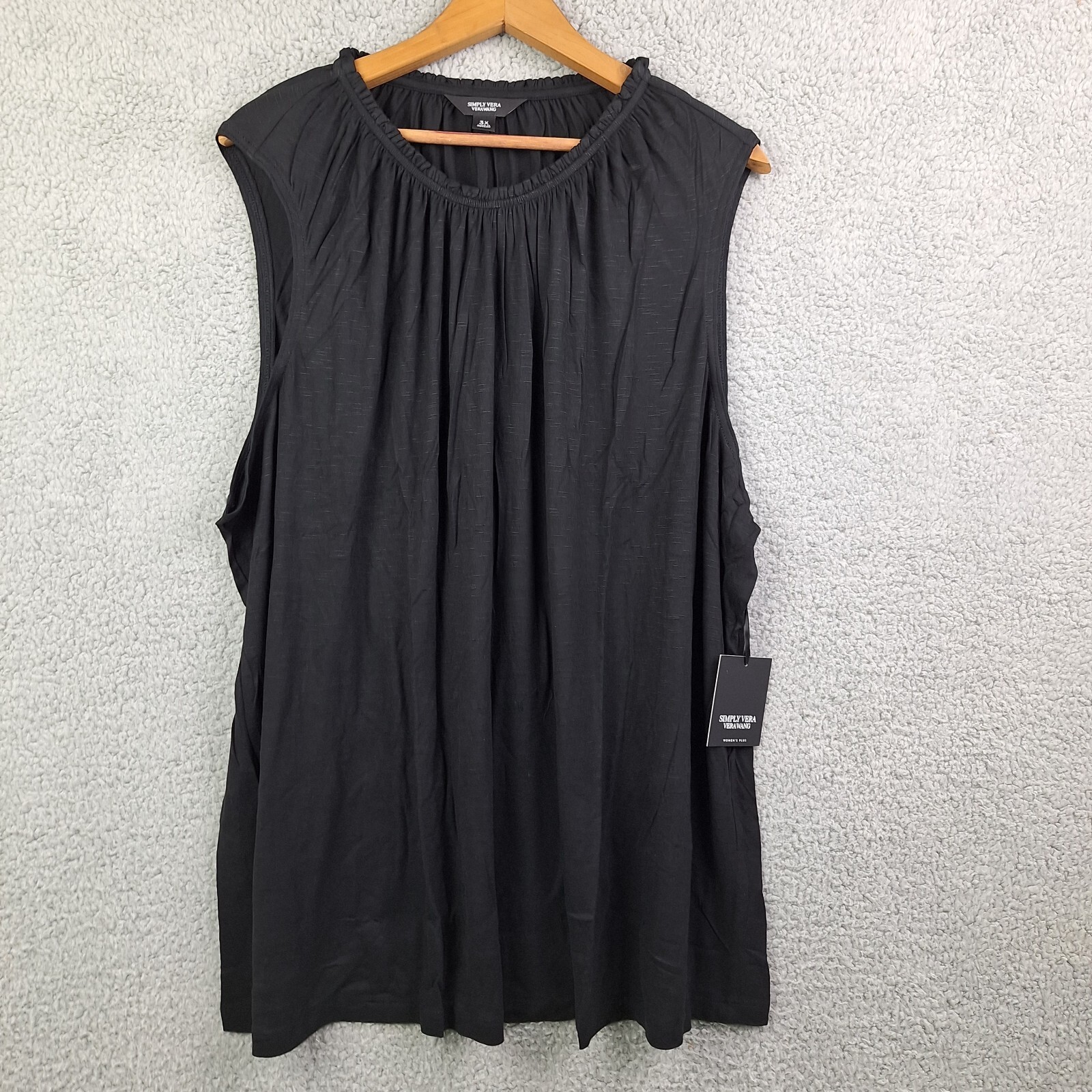 Simply Vera Vera Wang Womens Top 3X Dressy Tank Color Variety