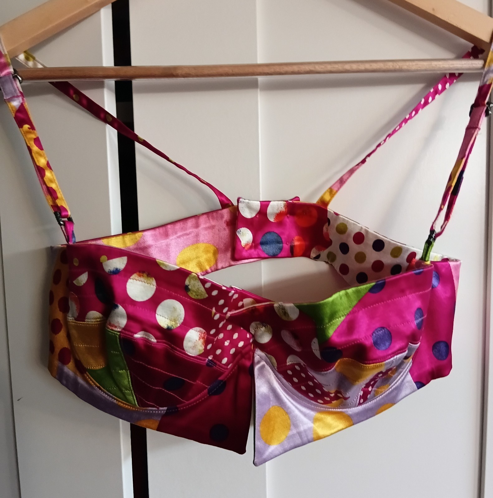 Christian Lacroix Bustier Top Multicolor Buttons Size 40 77-78cm New