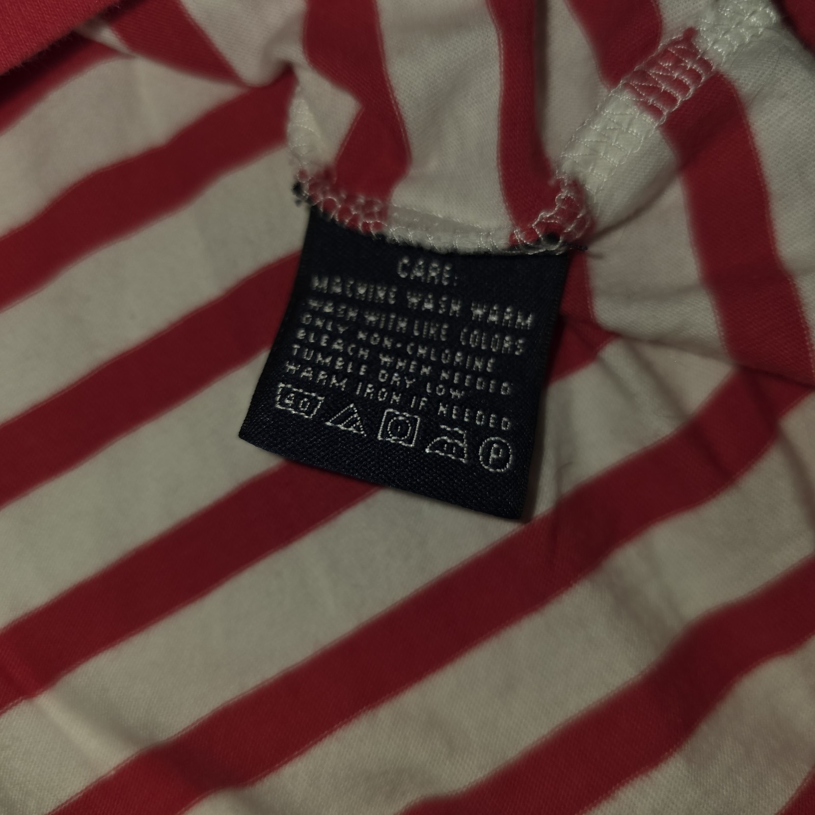 Ralph Lauren Sport Striped T-Shirt Women’s XL Pink White Pony Logo Short Sleeve