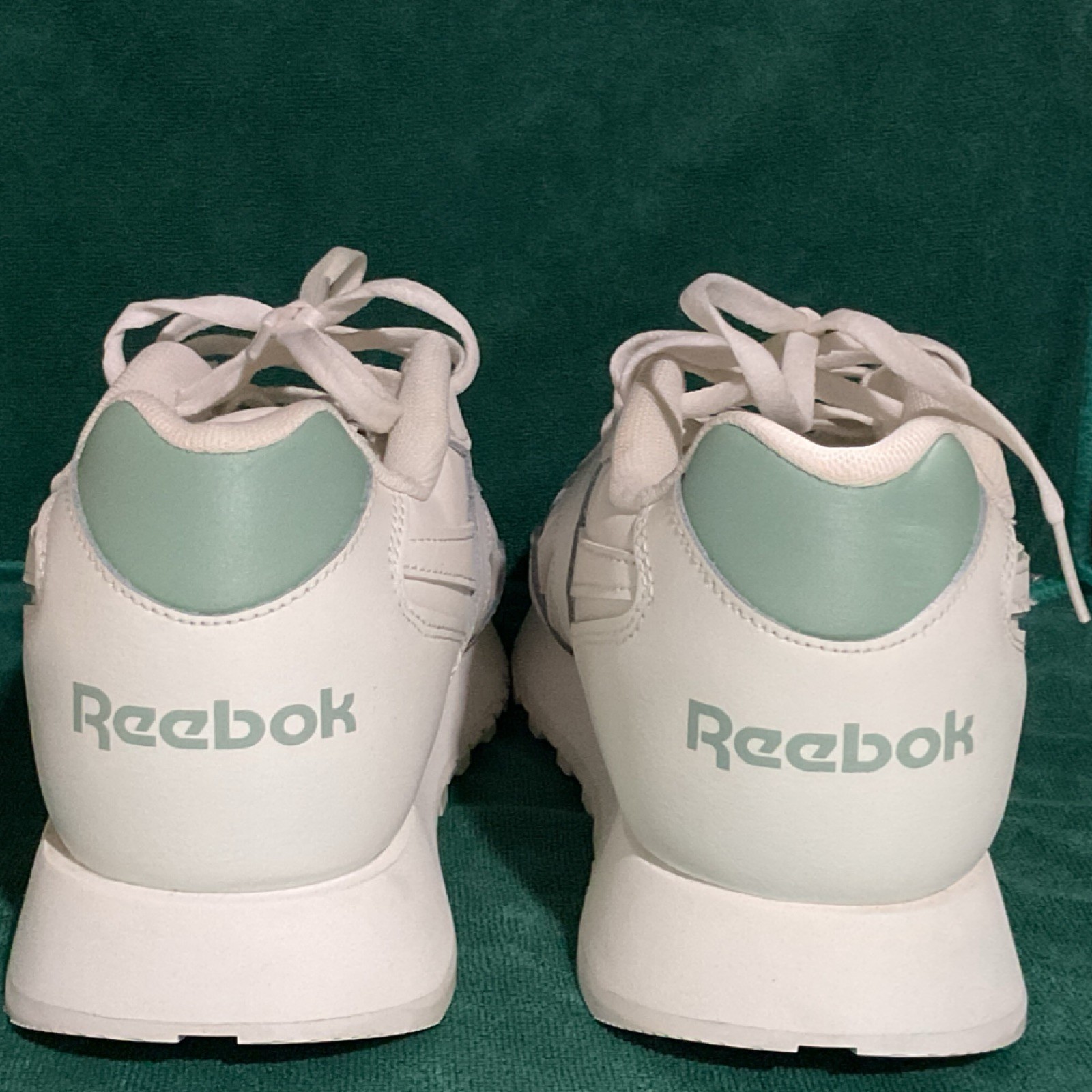 Reebok LuxComfort 1000200062 White Mint Green women’s Athletic Sneaker