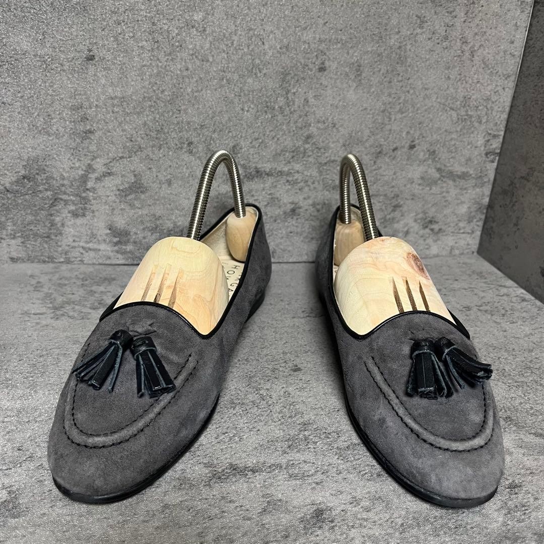 MARGARET HOWELL Gray Suede Tassel Loafers Women’s 23cm (Ages 14+)