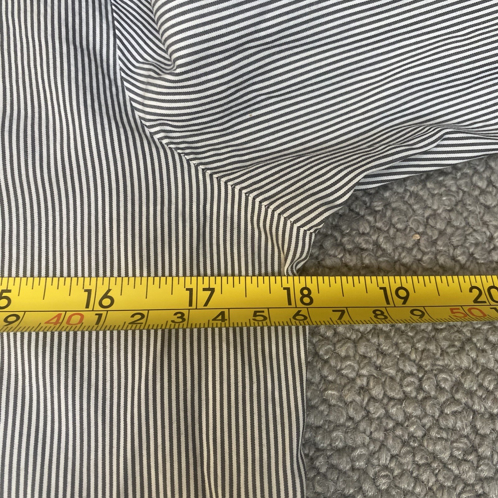 Etro Shirt Womens 38 Medium Black White Striped Blouse Button Up Italy