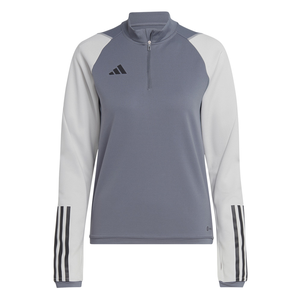 adidas Tiro23 Competition Collared Long Sleeve Quarter Zip Pullover Top Womens S