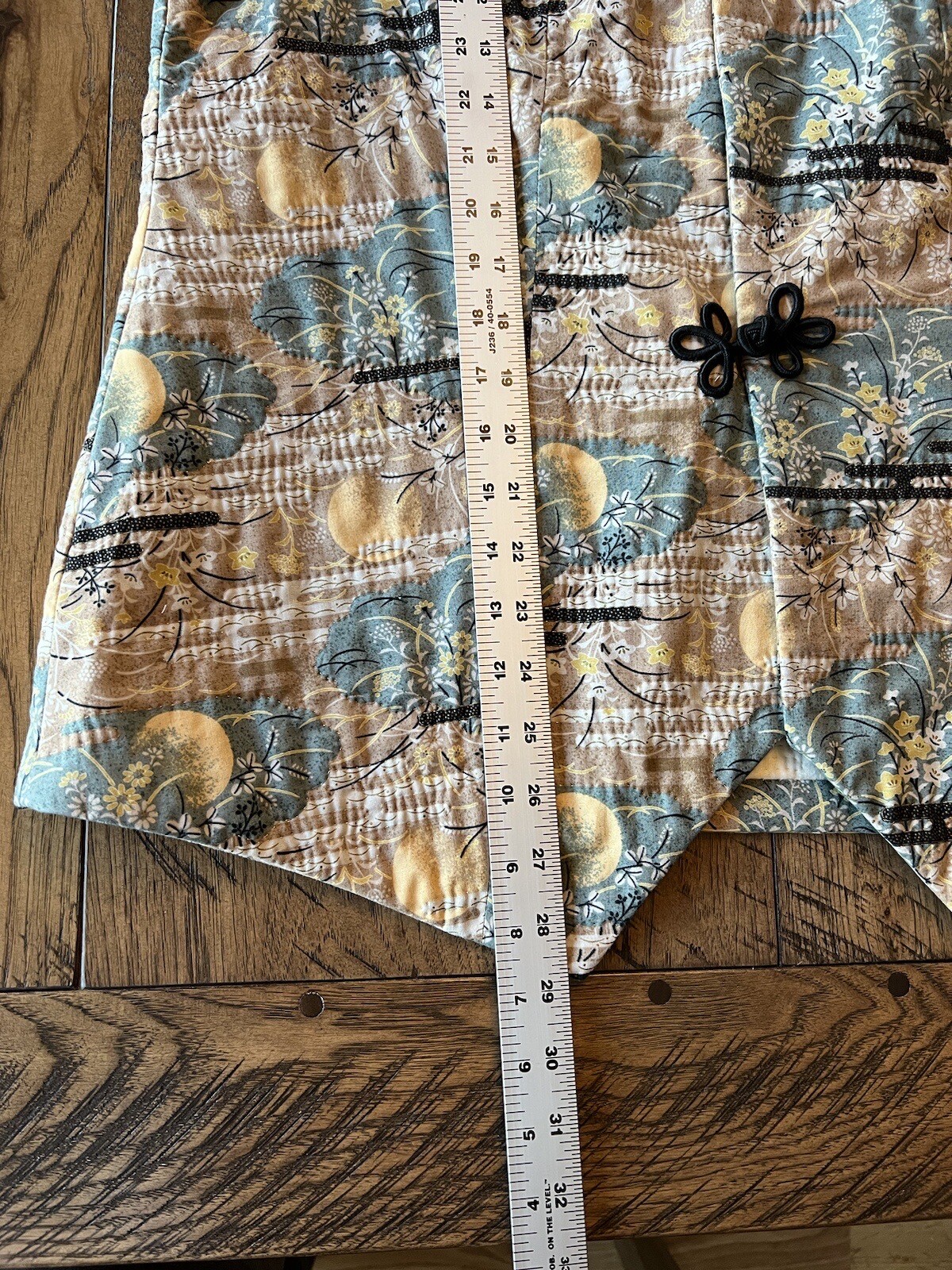 VTG Handmade Quilted Vest Granny Women’s Size M/L Charms Moon Flowers Boho 90’s