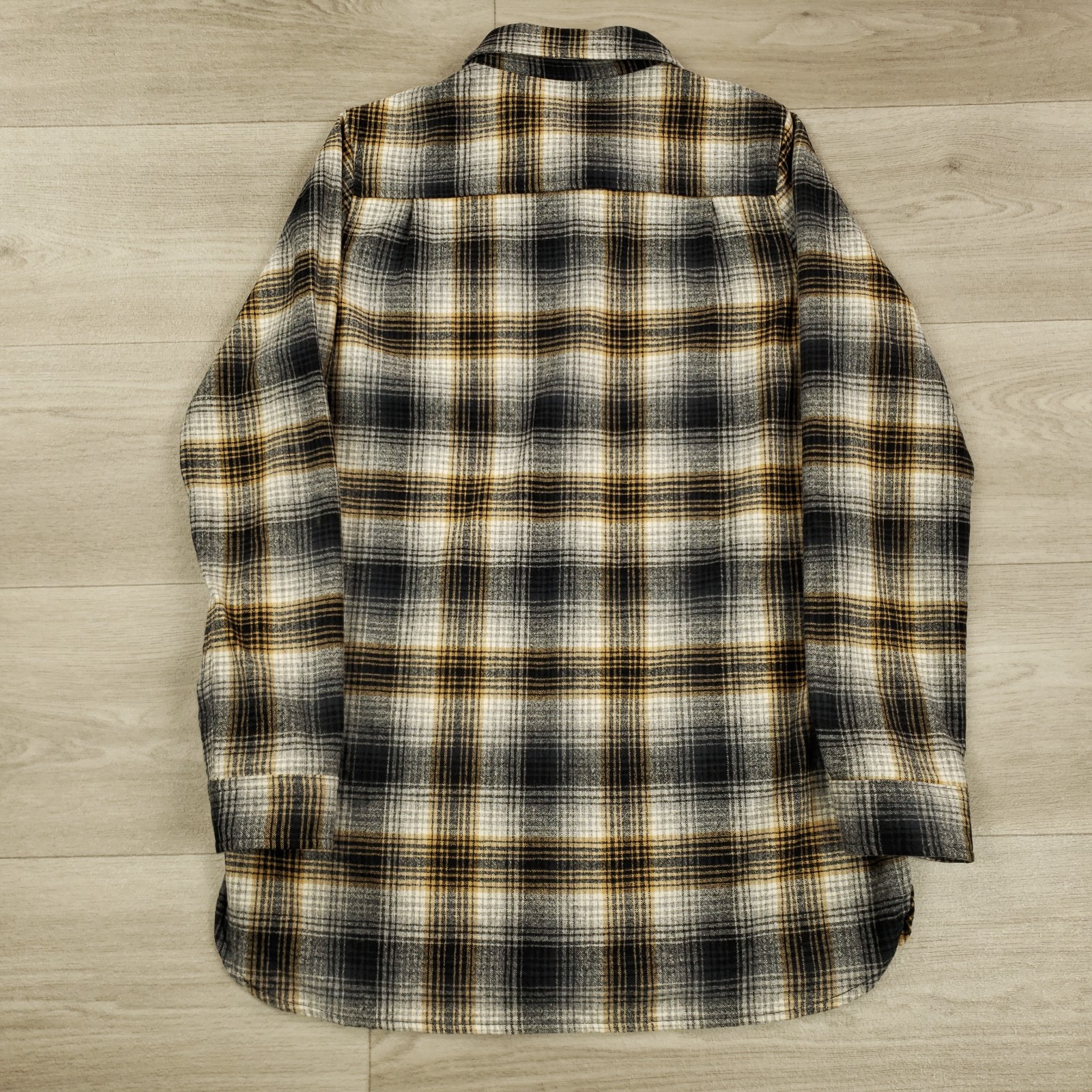 Pendleton Wool Flannel Shirt Women’s Small Plaid Long Sleeve Button Up Collared