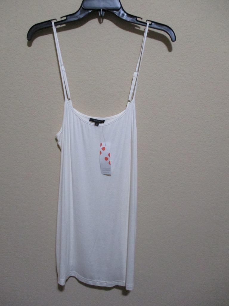 Floryday New With Tags Women’s Size Medium Solid White Tank Top Adjustable Strap