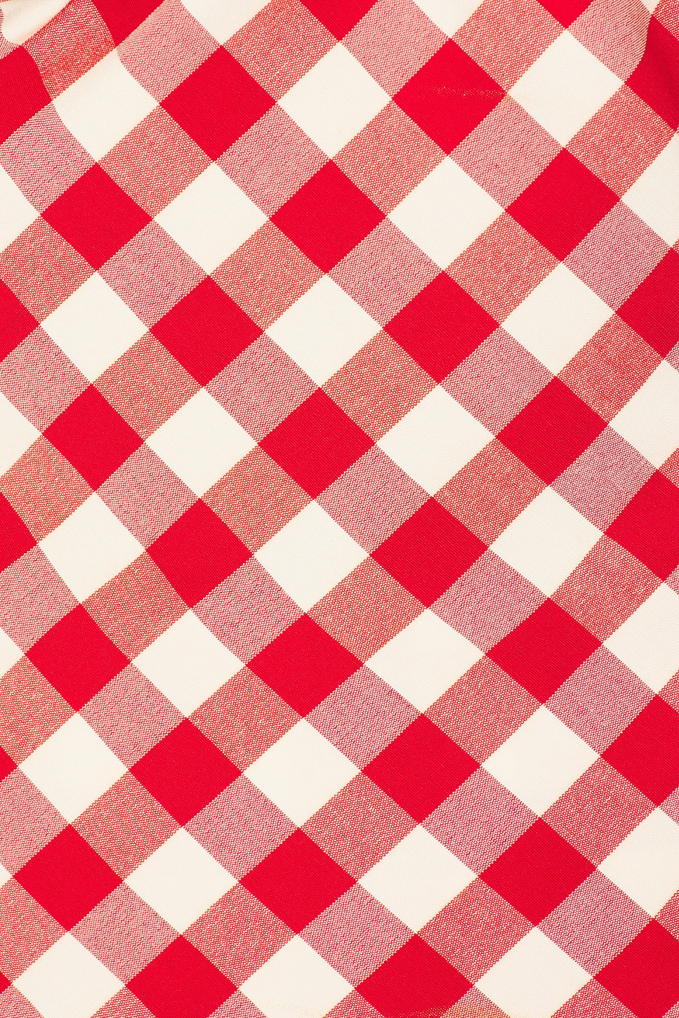 LPA Lizzie Top Red Gingham Print Halter Ruched Blouse Women’s Size S NWT