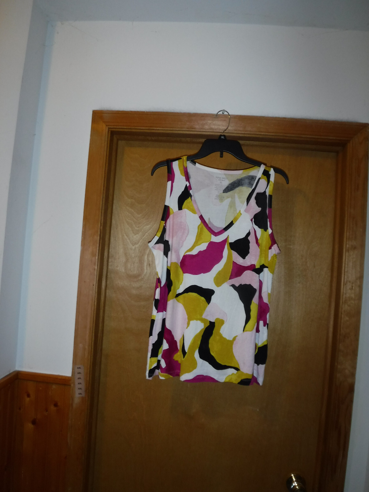 Sleeveless Tank Tops ,XXL,XL,L, Nine West,Multi Color & Solid, 95% rayon % spand