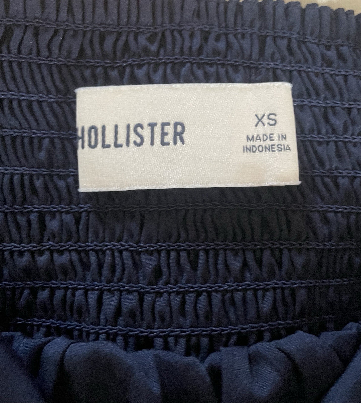 Hollister Plaid Corset Style Tube Top XS