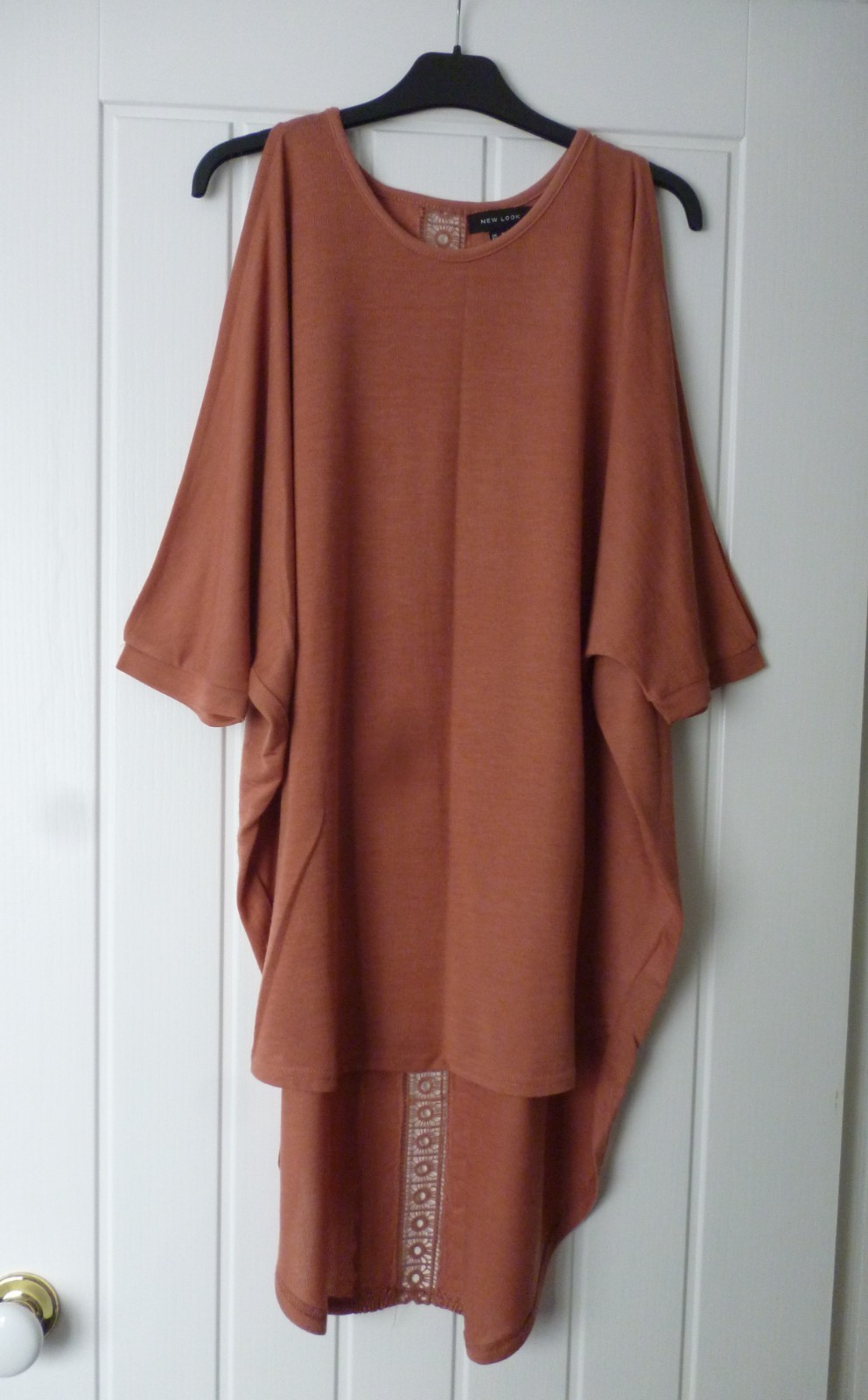 Cold Shoulder Top , Lovely back Lace Detail Size M