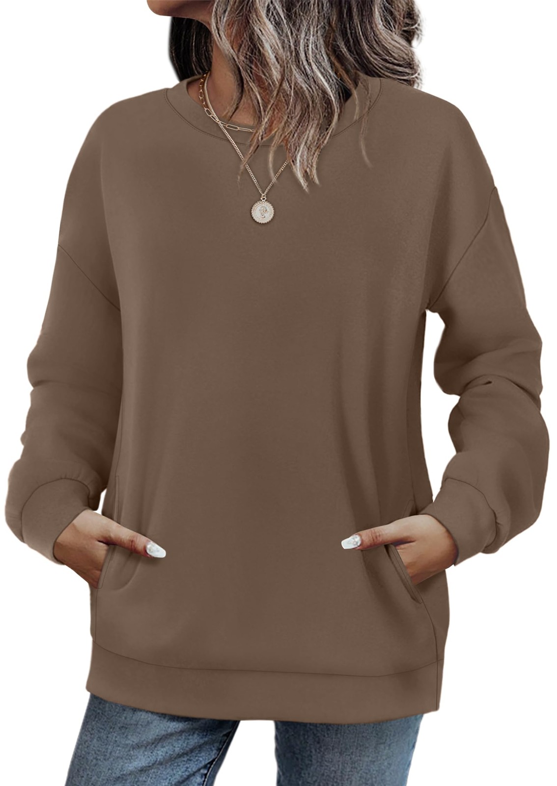 WIHOLL Womens Early Fall Fashion Must Have 2025 Outfits Crewneck Sweatshirts …