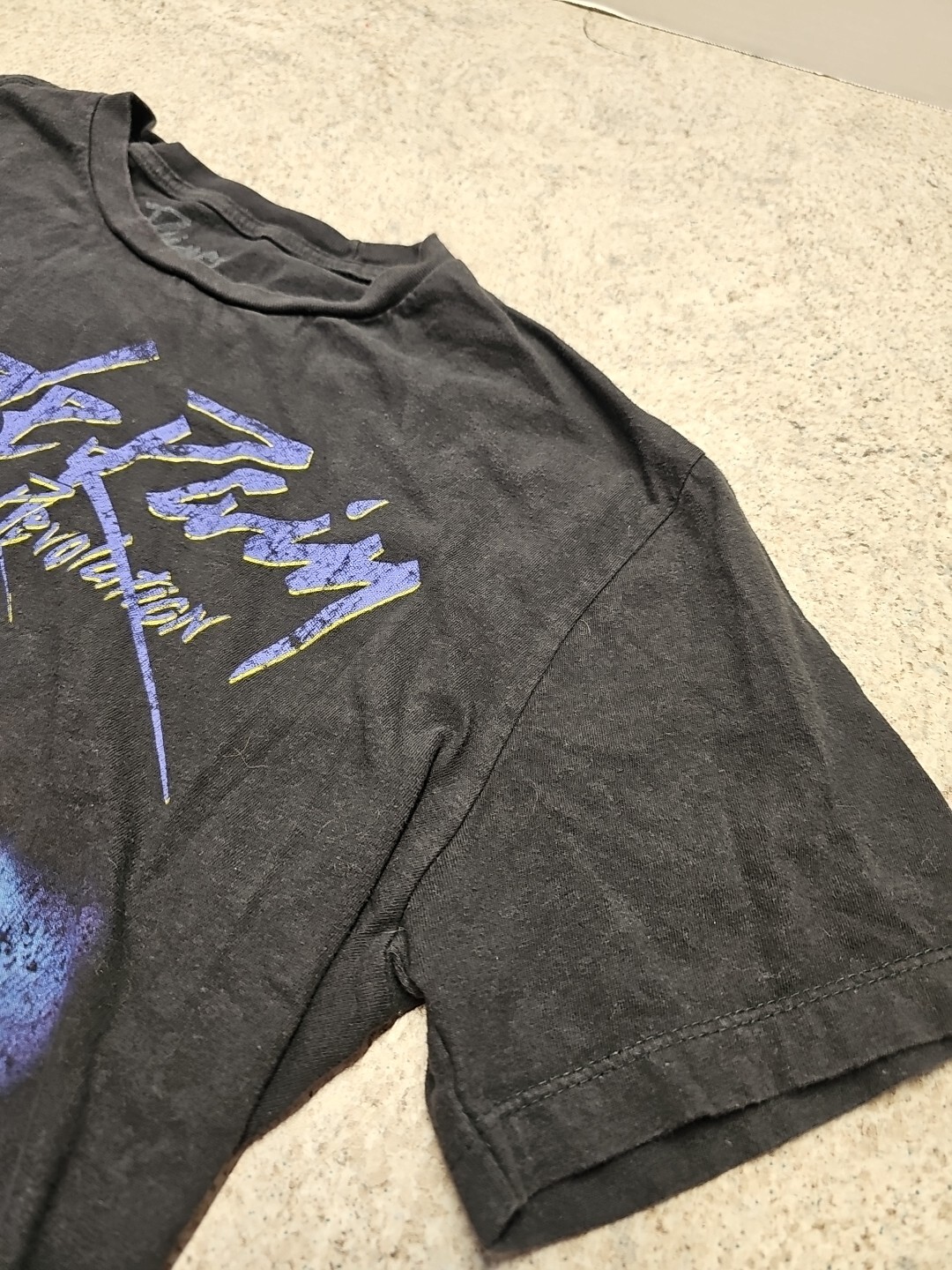 Prince And The Revolution Purple Rain Women’s Short Sleeve Tshirt Size S