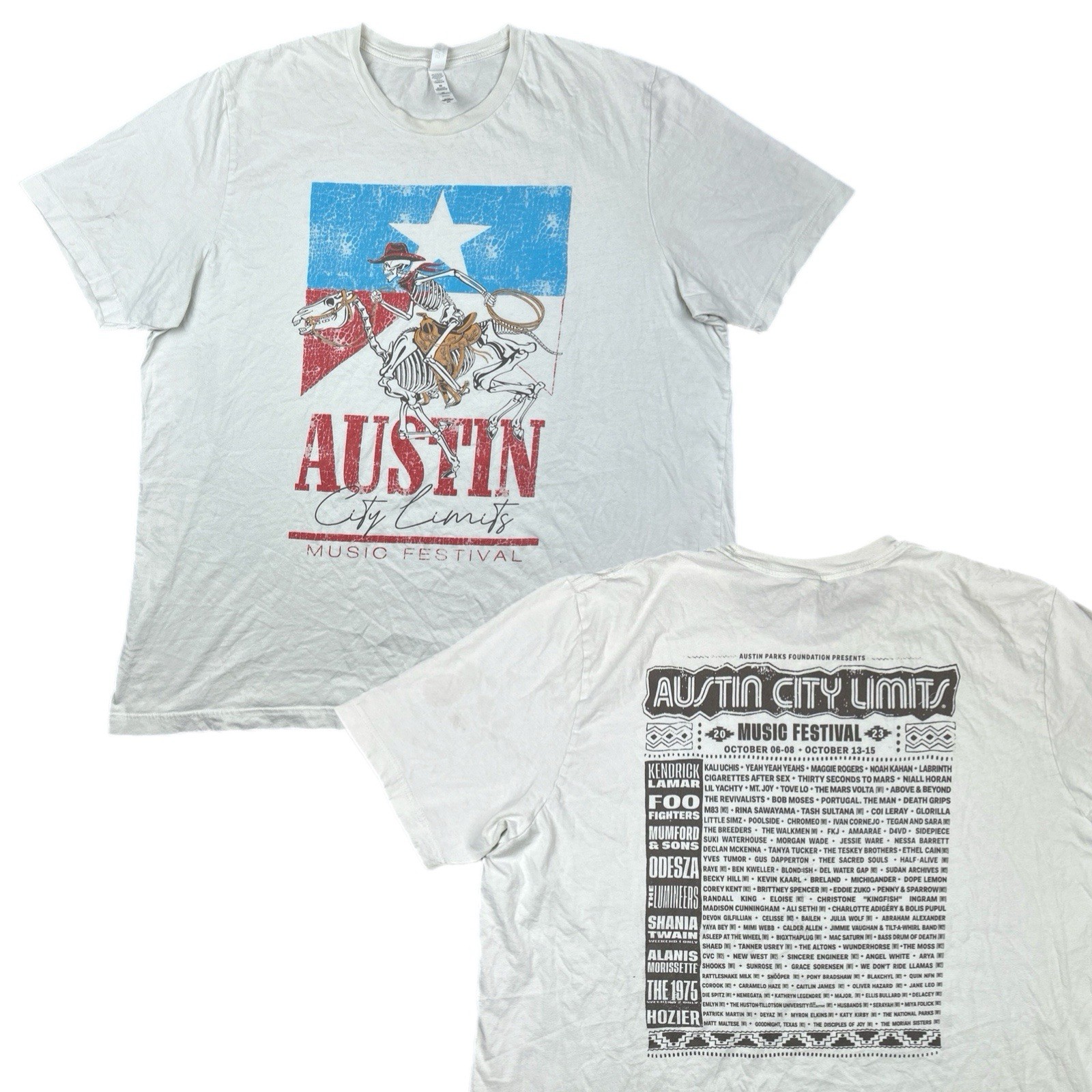 Austin City Limits Graphic Tee 2023 Size 3XL Band Music Festival Texas ACL