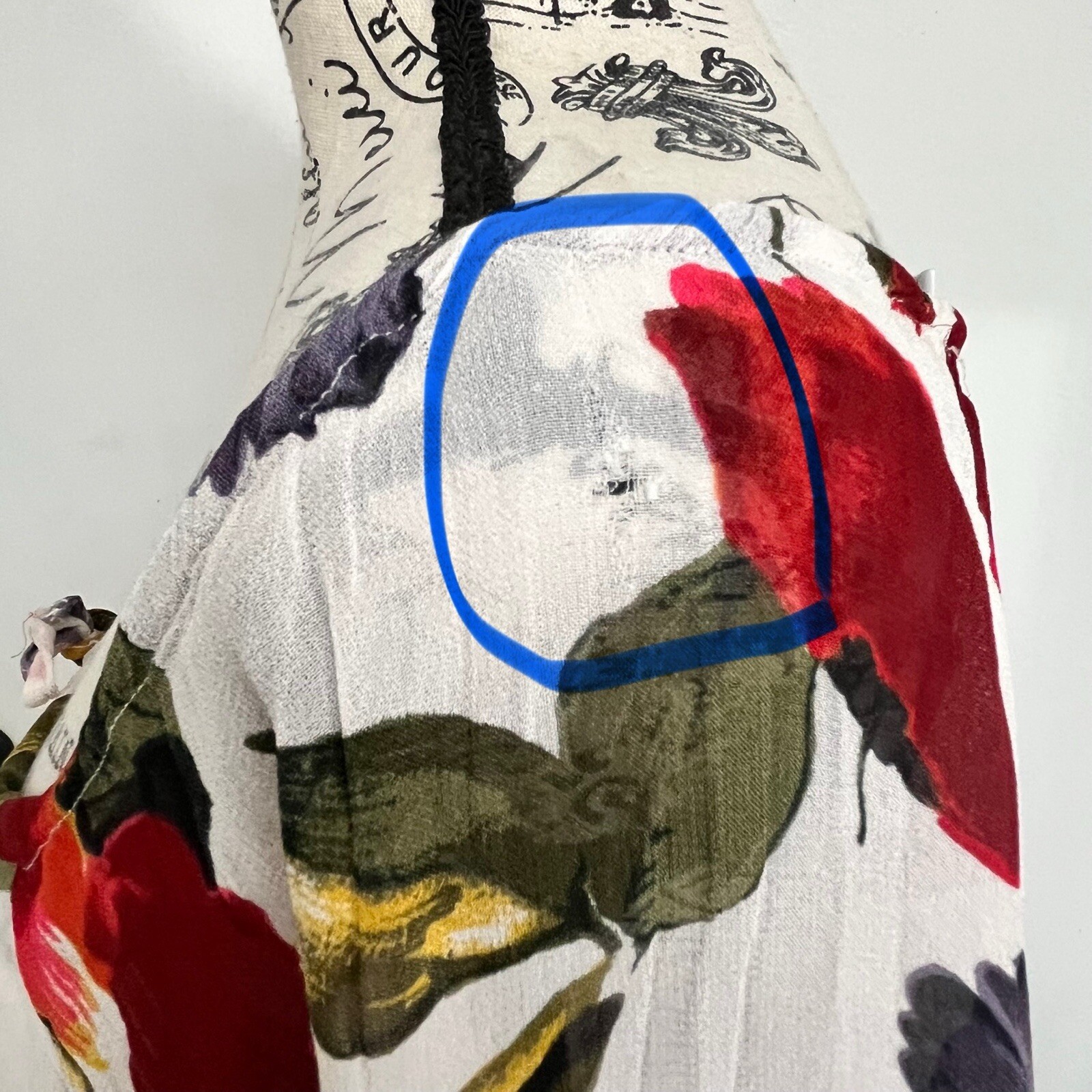 Sunstreak by Newport News 90s Vintage Floral Sheer Tunic Blouse M | Boho Retro