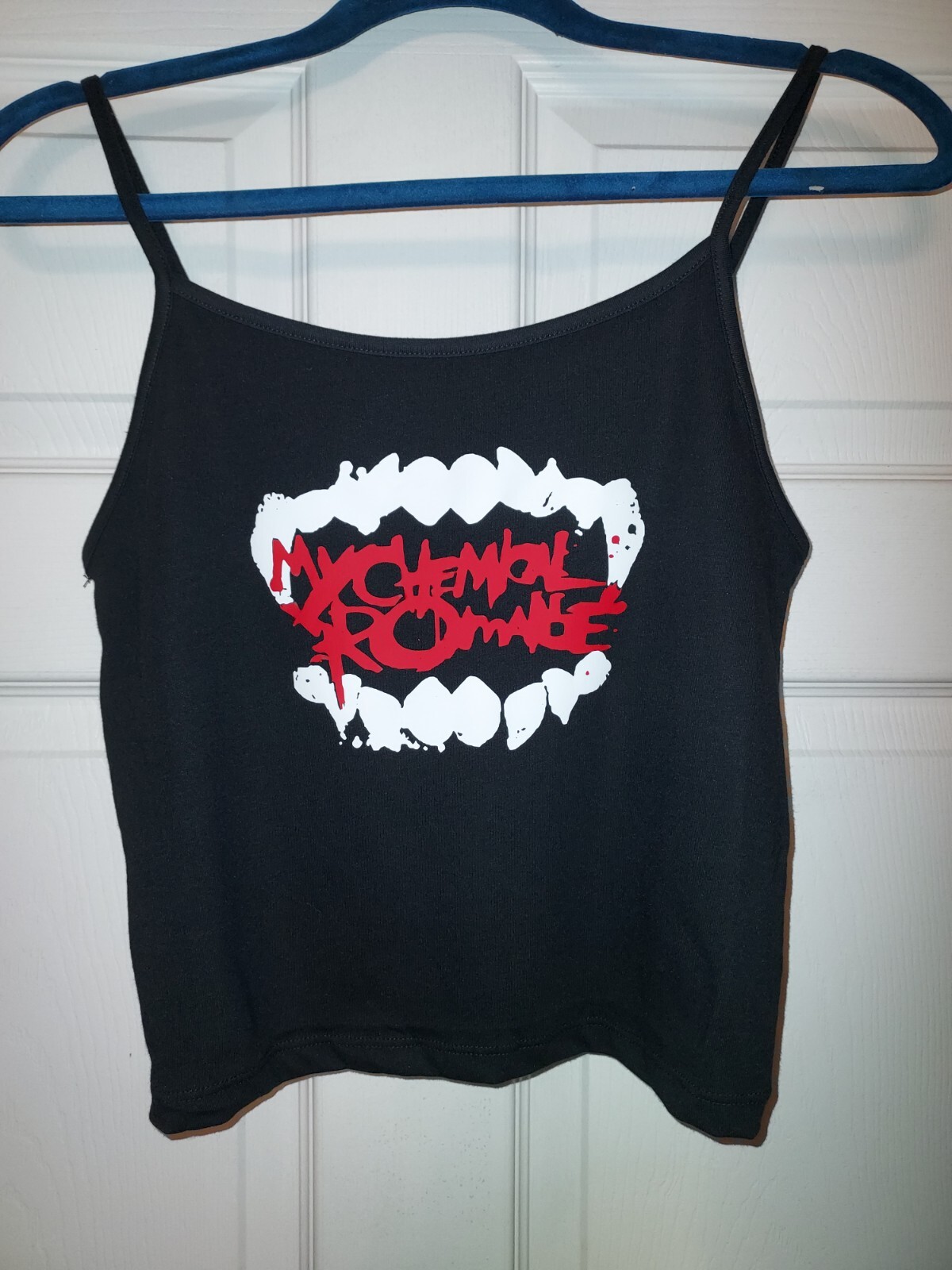 My Chemical Romance teeth designe crop top my chemical romance tank xs – 3xl