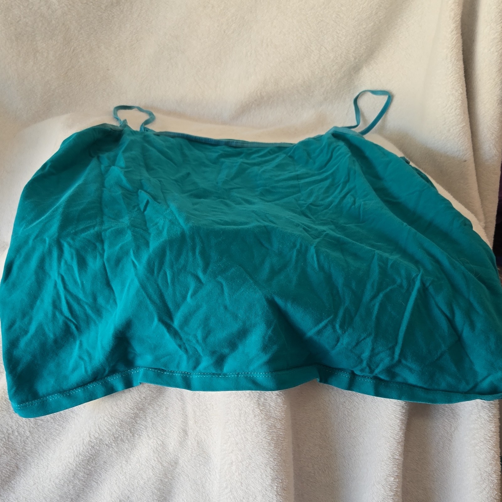 Old Navy Women’s XXL Cotton Knit Stretch Teal Strappy Camisole Tank