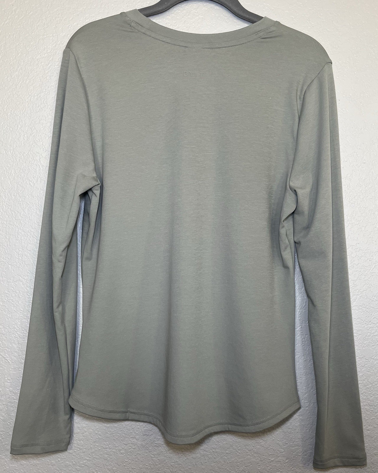 BYLT Premium Basics Drift Long Sleeve Top Willow Women’s Size Medium