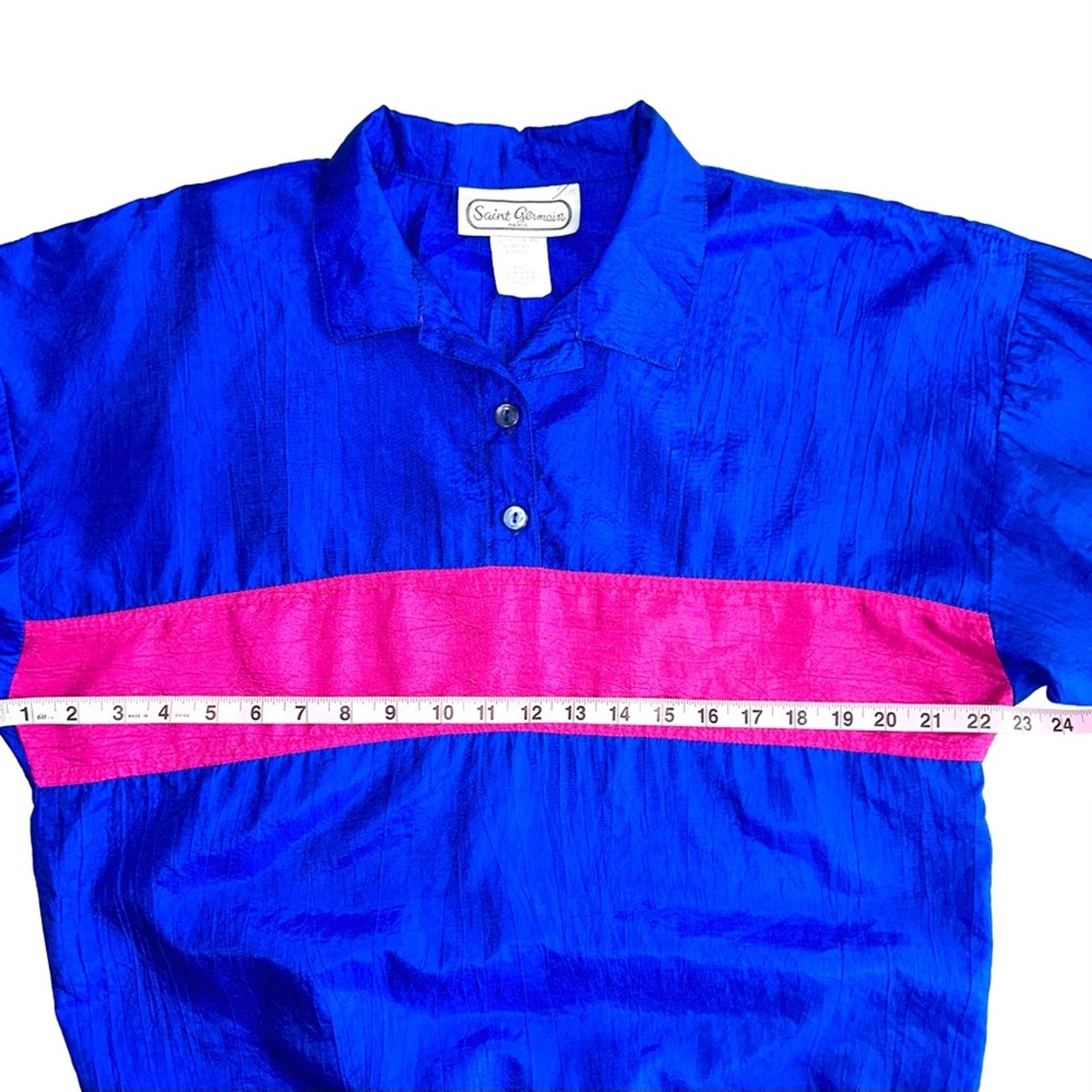 Vintage Saint Germain Paris 90s Windbreaker Size Medium