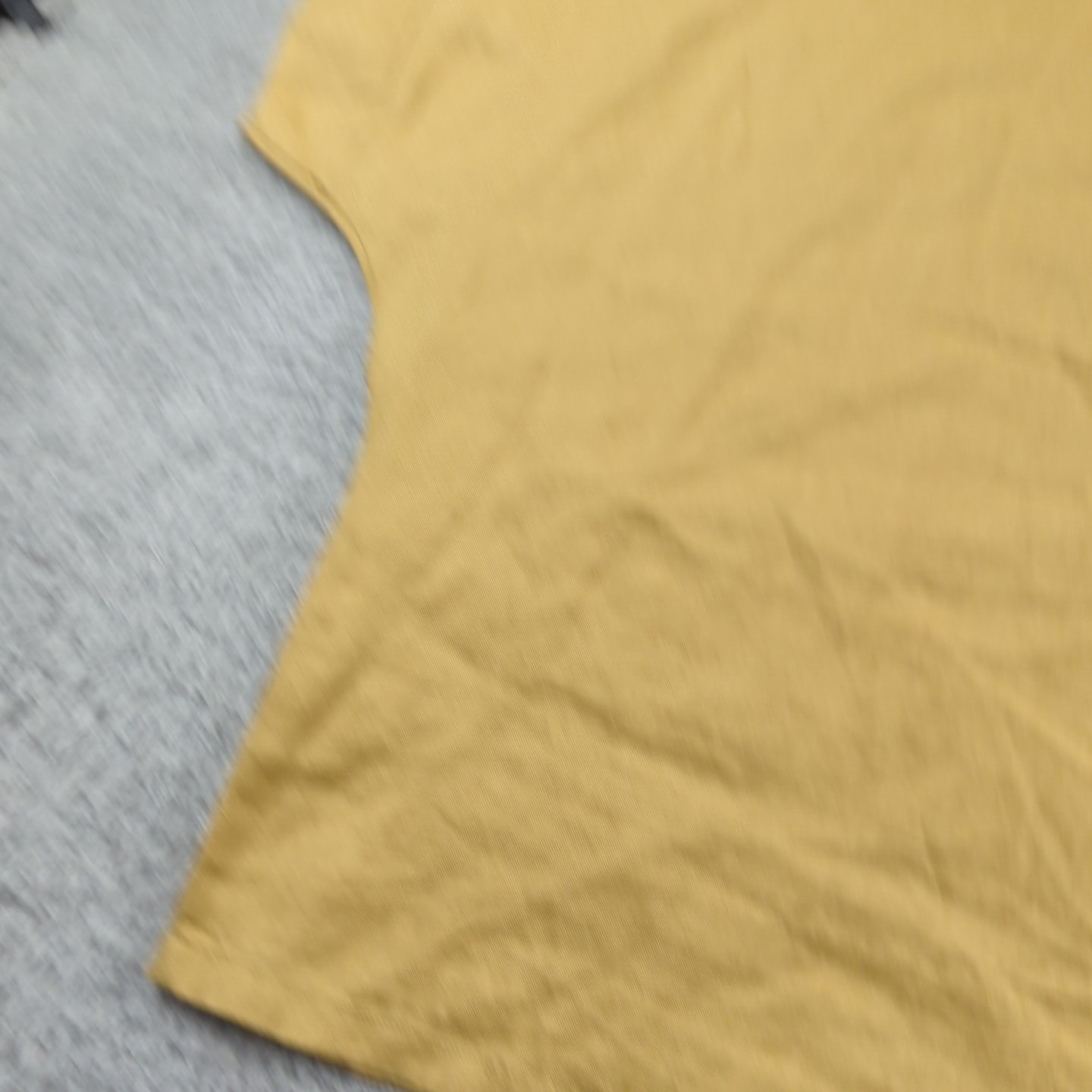 Muji Top Womens M Yellow True Hemp Lagenlook Pullover Oversize Casual