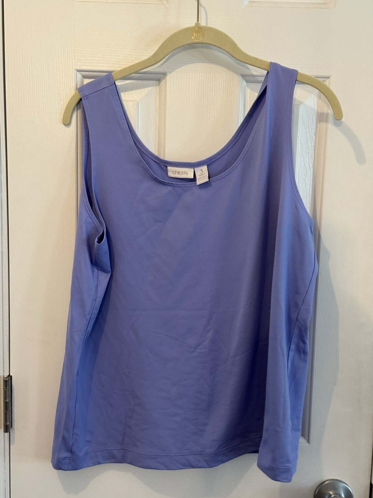 chicos size 3 Or XL Lot Of 3 Tank Tops Blck Olive GreenBlue 92% Nylon 8% Spandex