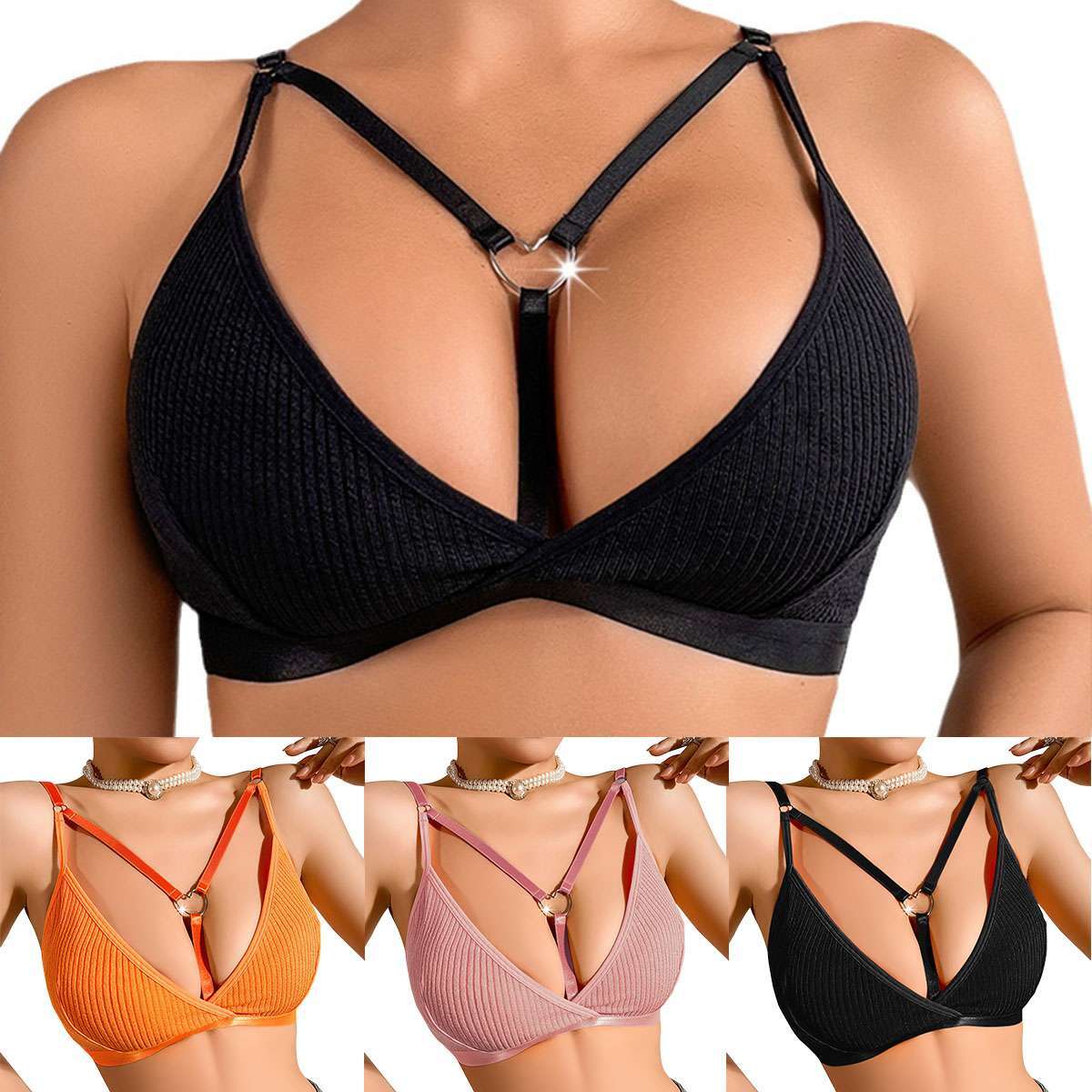 Womens Sexy Lace Bralette Bralet Bra Bustier Crop Tops Ladies Cami Vest Tank Top