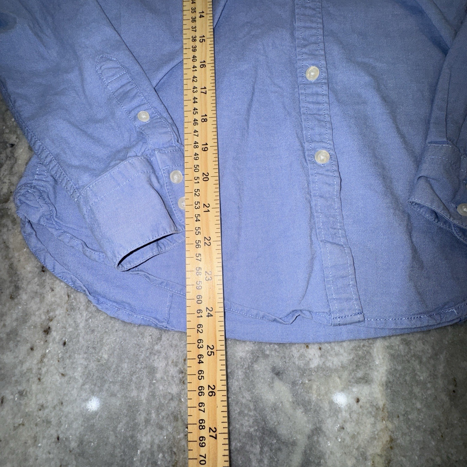 American Eagle Classic Prep Fit Women’s Medium Blue Button Down Fitted Shirt