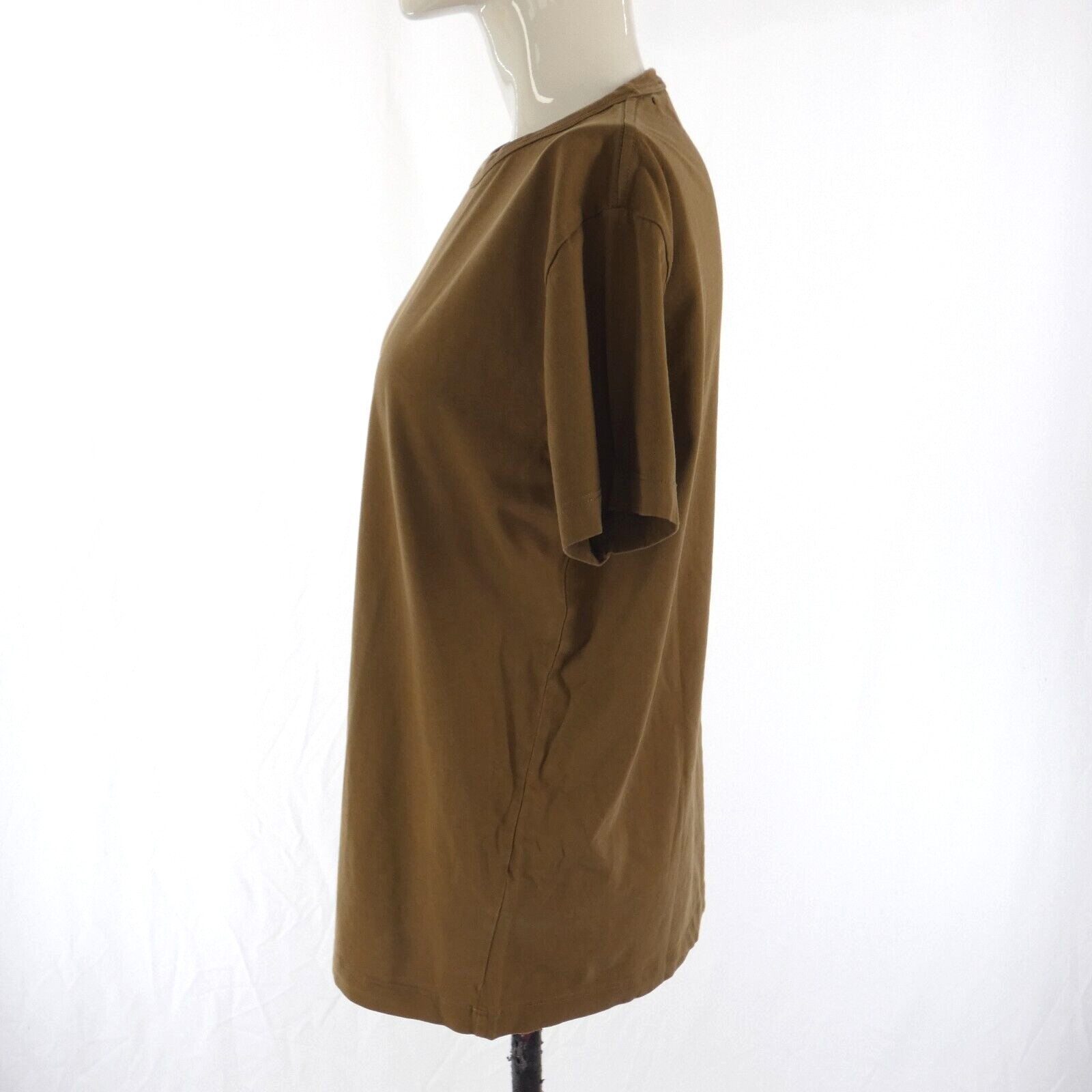 French Connection Womens T Shirt Brown Tee Short Sleeve Classic Essential Size L