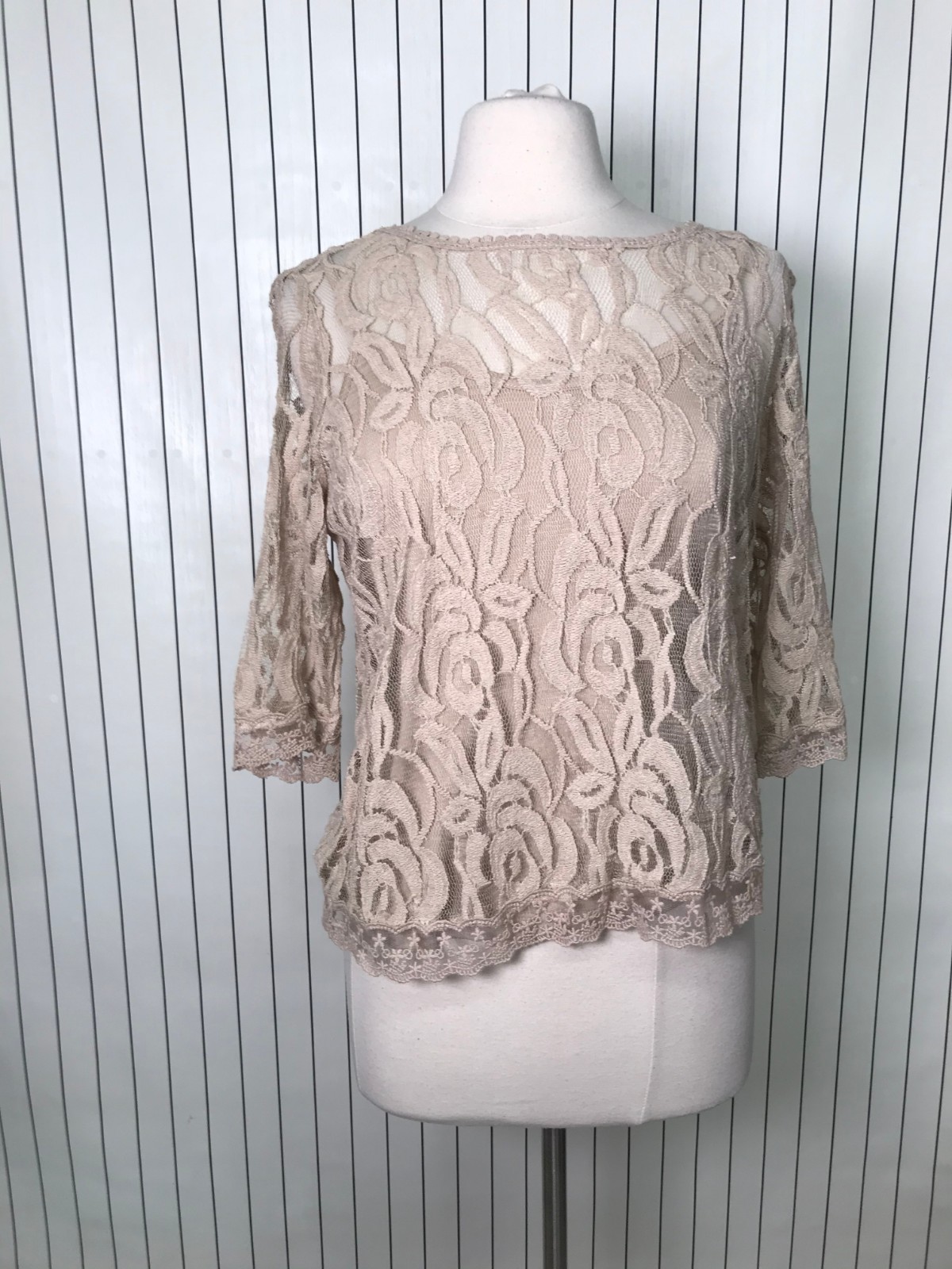 Fever Women’s Tan Blouse Size L