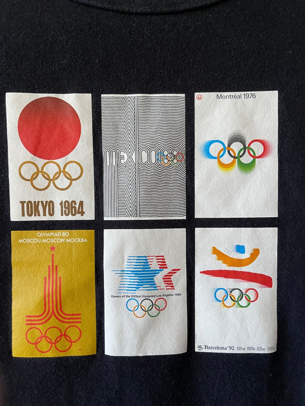 LONDON 2012 OLYMPIC MUSEUM HISTORIC COLLECTION BLACK TEE, WOMEN’S M 14 34″ CHEST