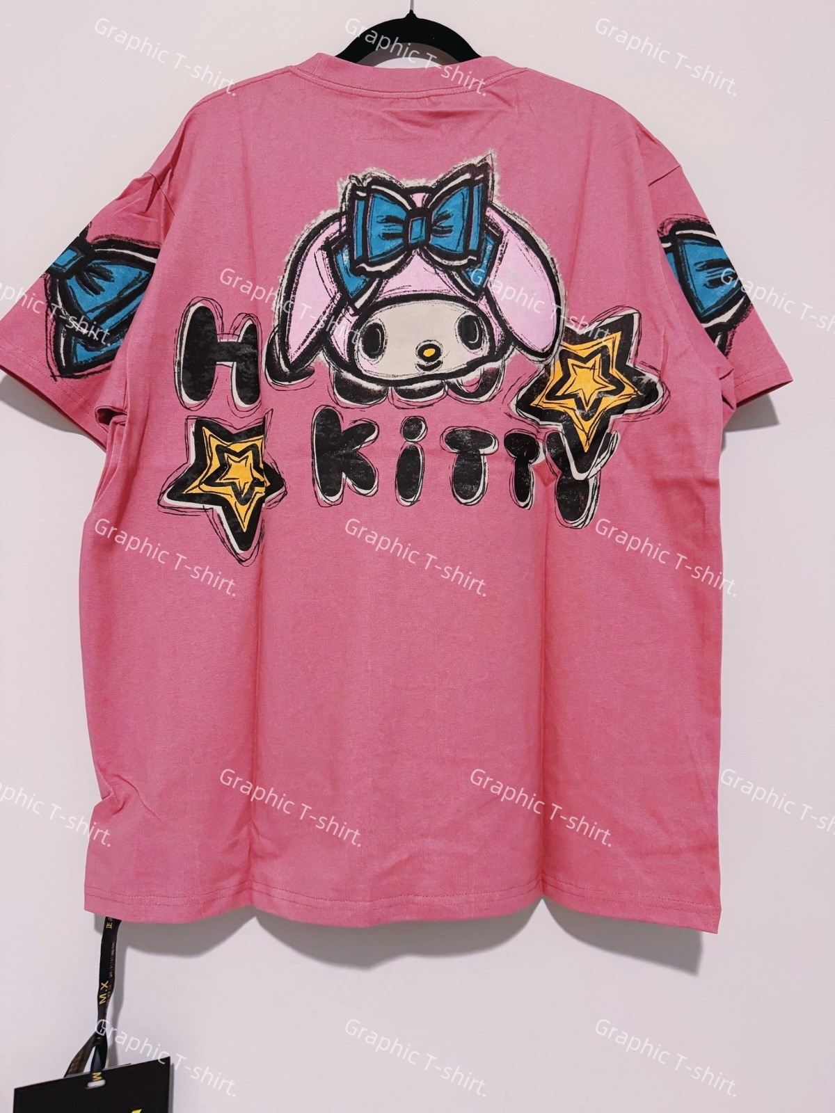 New arrive Summer Kawaii Y2k Cute Japanese Sanrio cartoon Melody sequins comfy